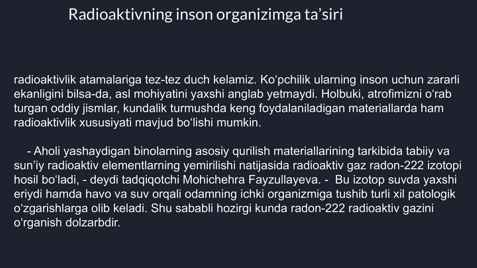 Yadro kimyosining tibbiyotdagi oʻrni 3