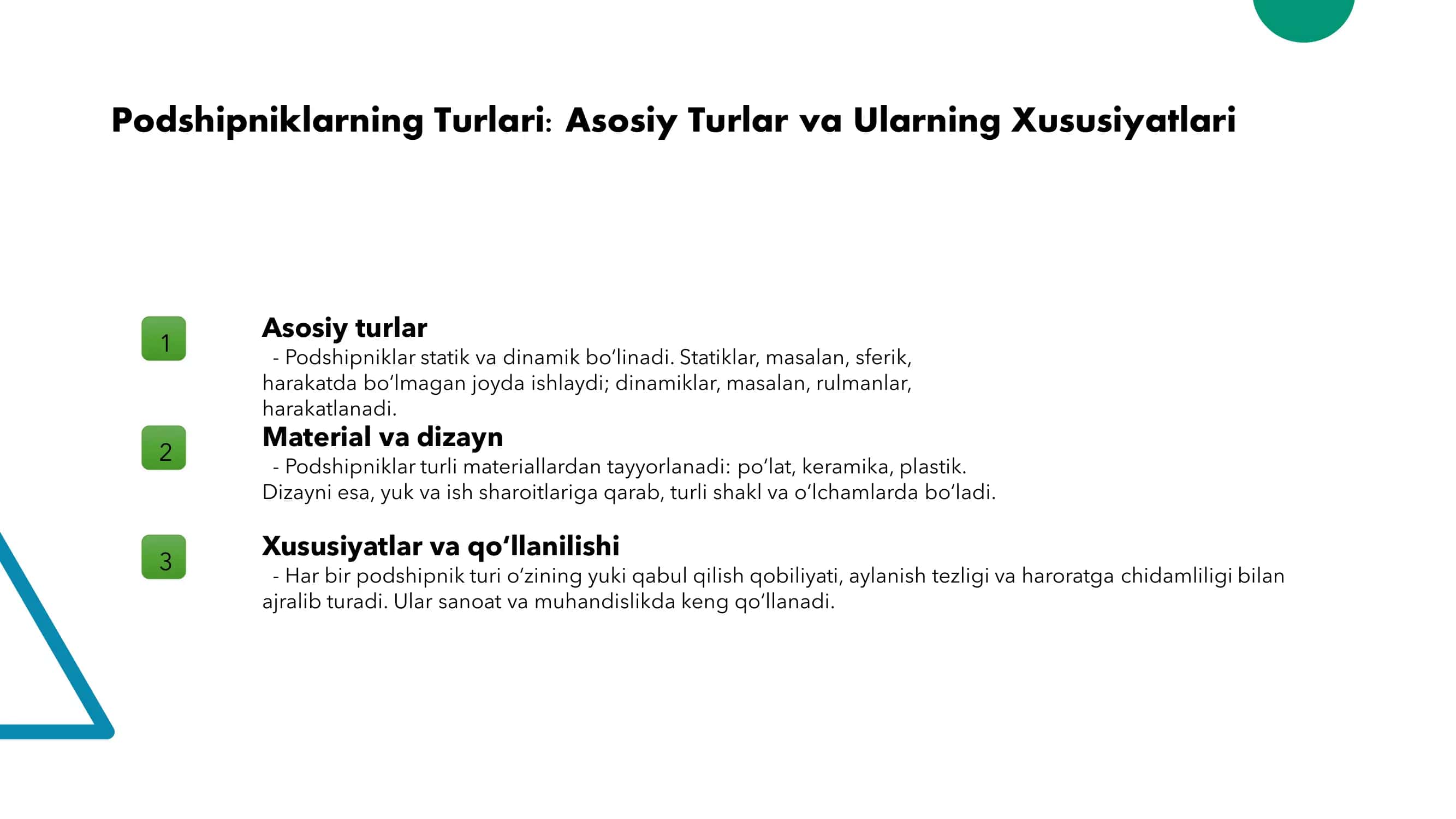 Podshipniklar turlari va ishlash prinsipi 3