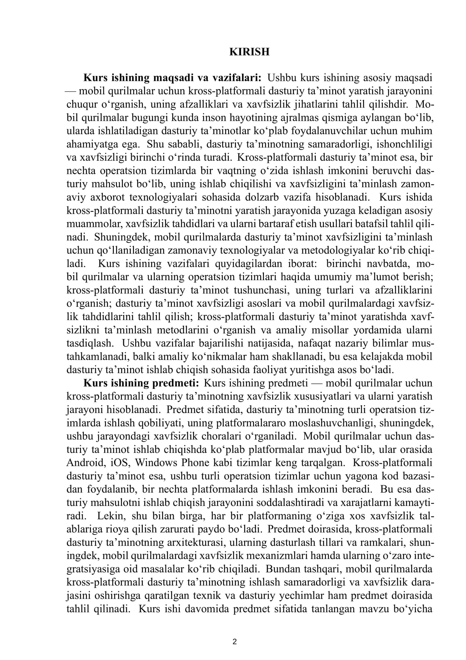 DASTURIY VOSITALAR XAVFSIZLIGI FANIDAN TAYYORLAGAN 3
