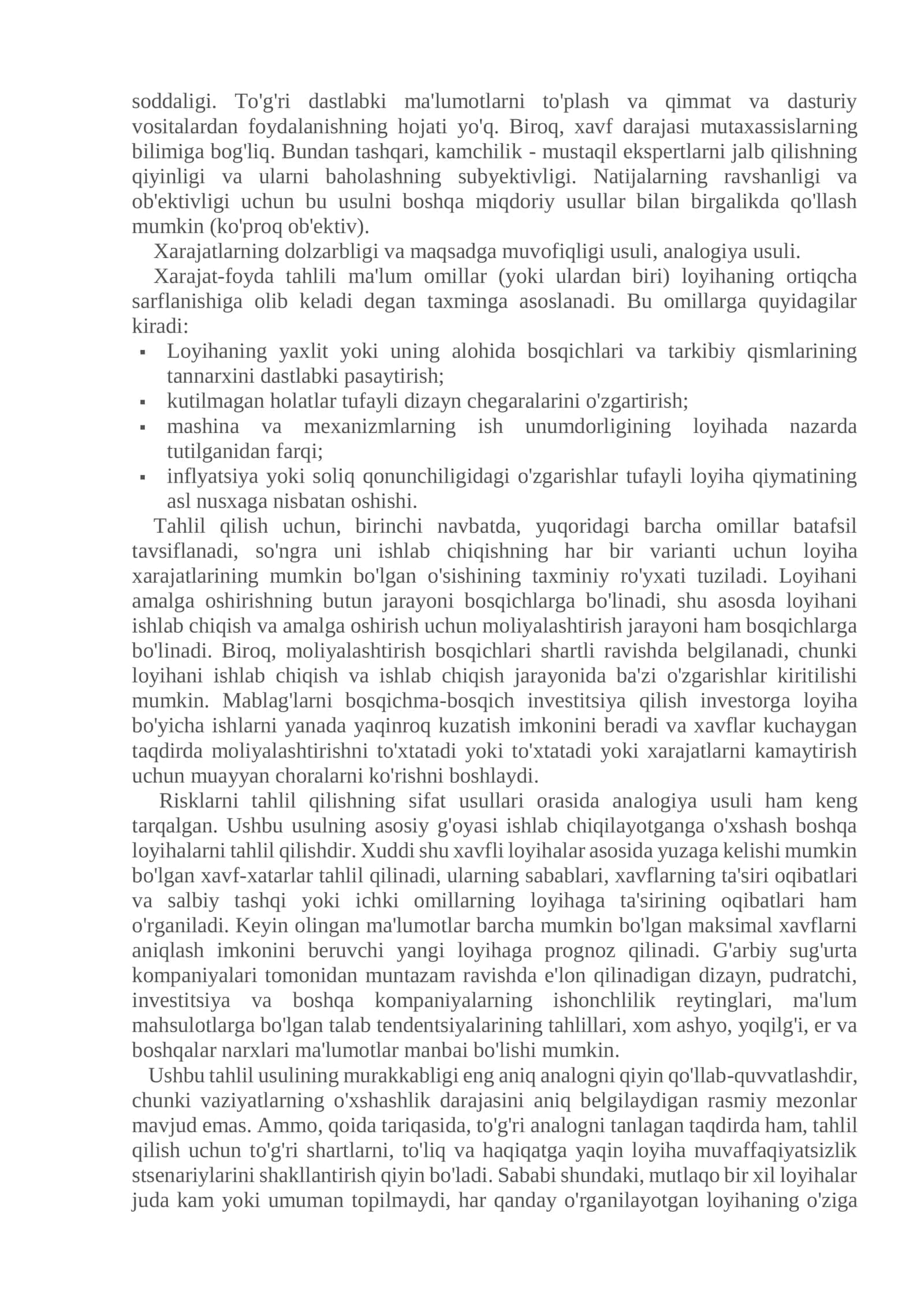 Risklarni modellashtirish va tahlil qilish 3
