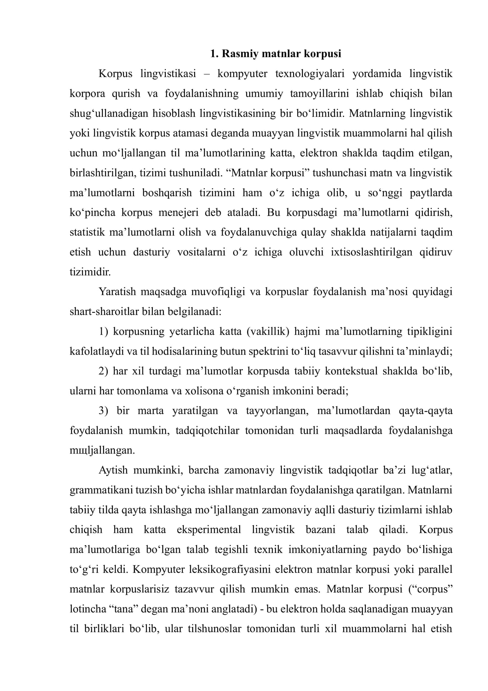 Rasmiy matnlar korpusini yaratish 3