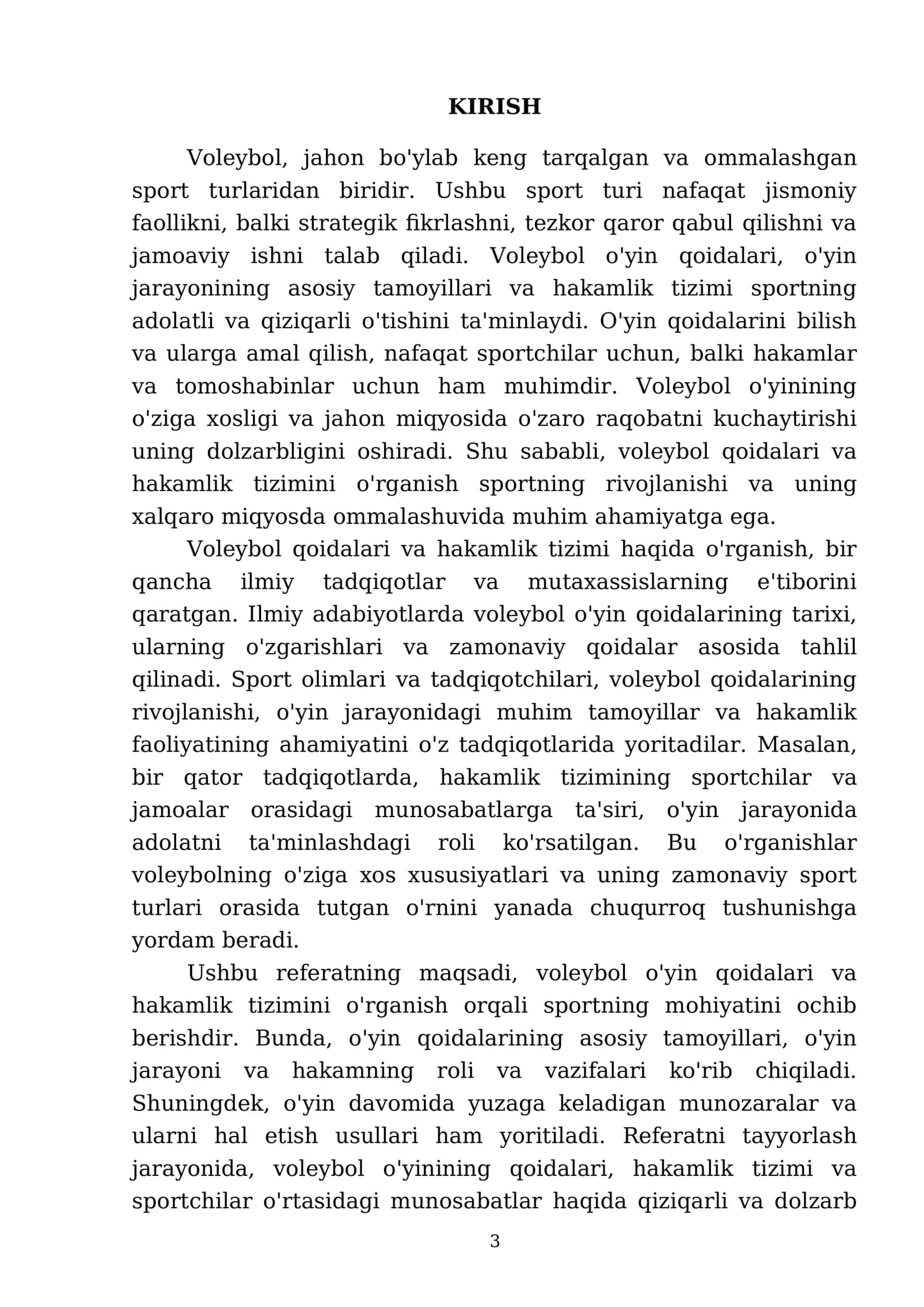 Voleybol oʻyin qoidalari va hakamlik haqida 3
