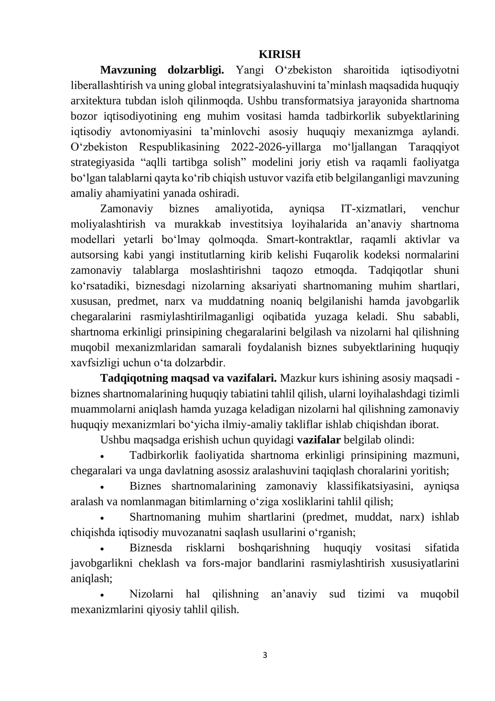 Biznesda shartnoma huquqi muhim shartlar va nizolarni hal qilish 3