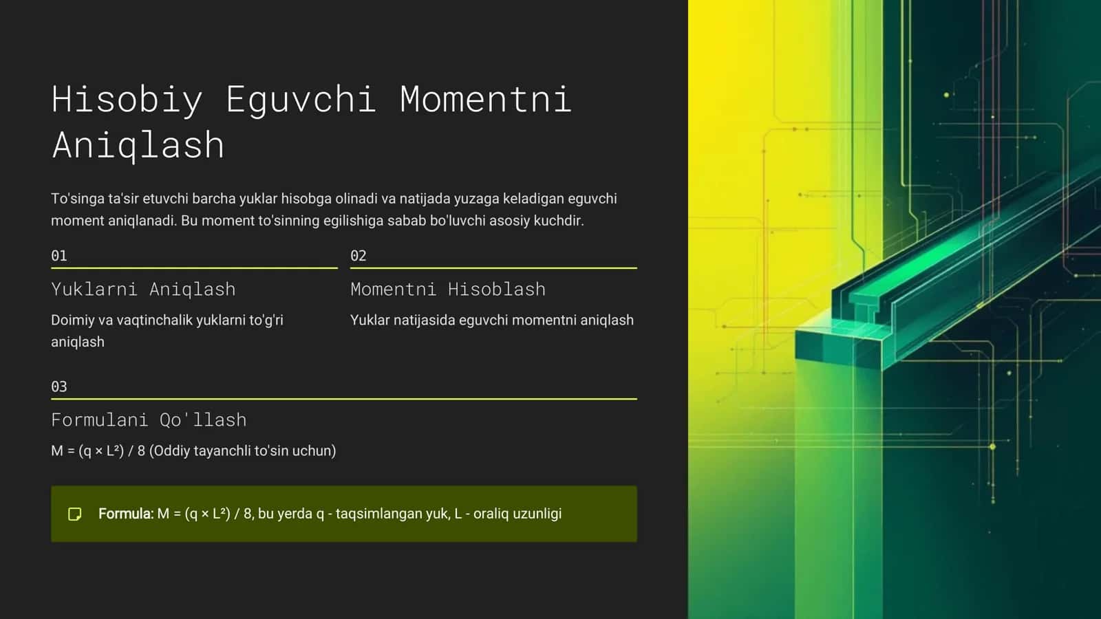 Temir-beton To'sinlari: Hisoblash va Design 3