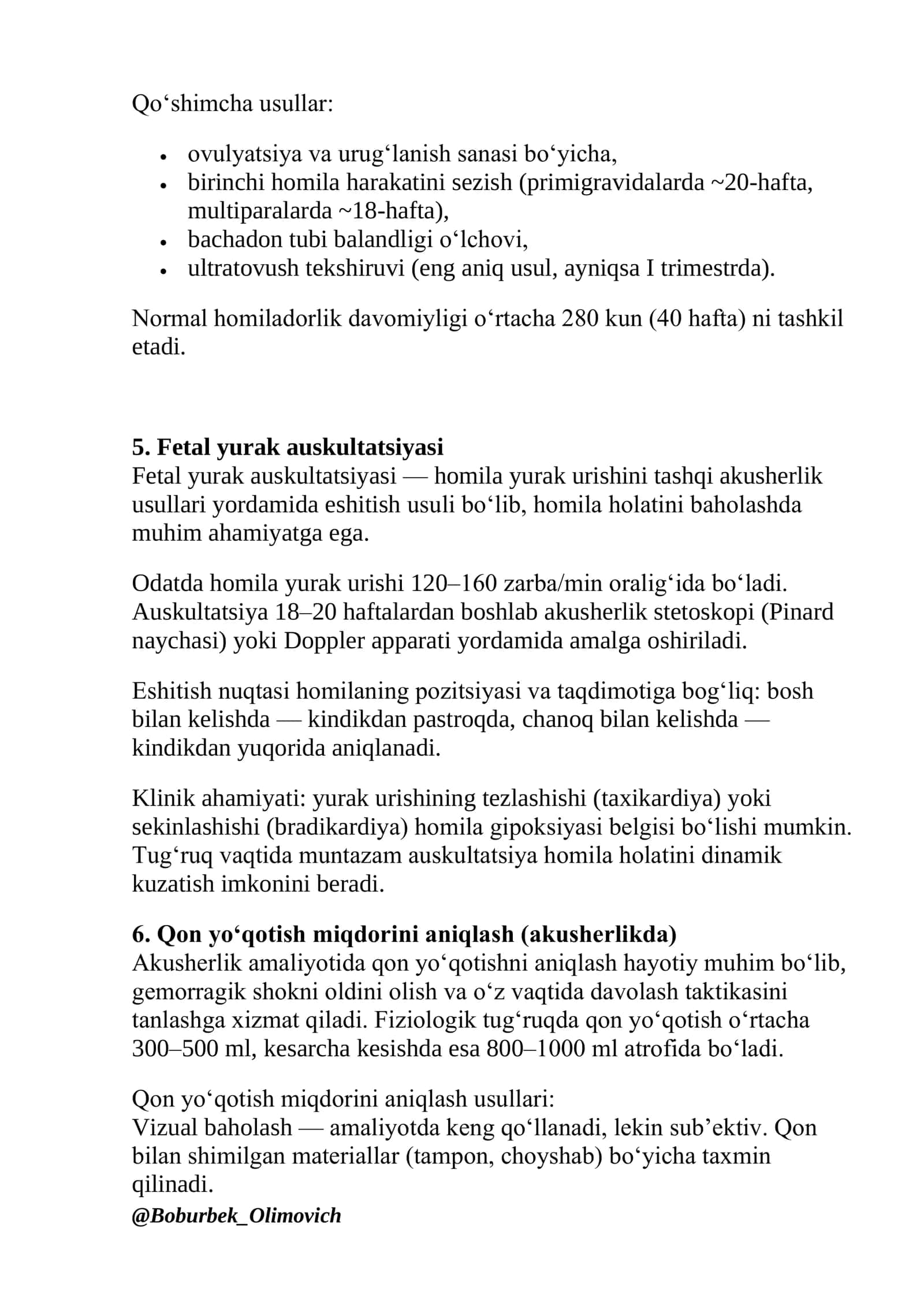Normal joylashgan yo‘ldoshning barvaqt ko‘chishi (Abruptio placentae) 3