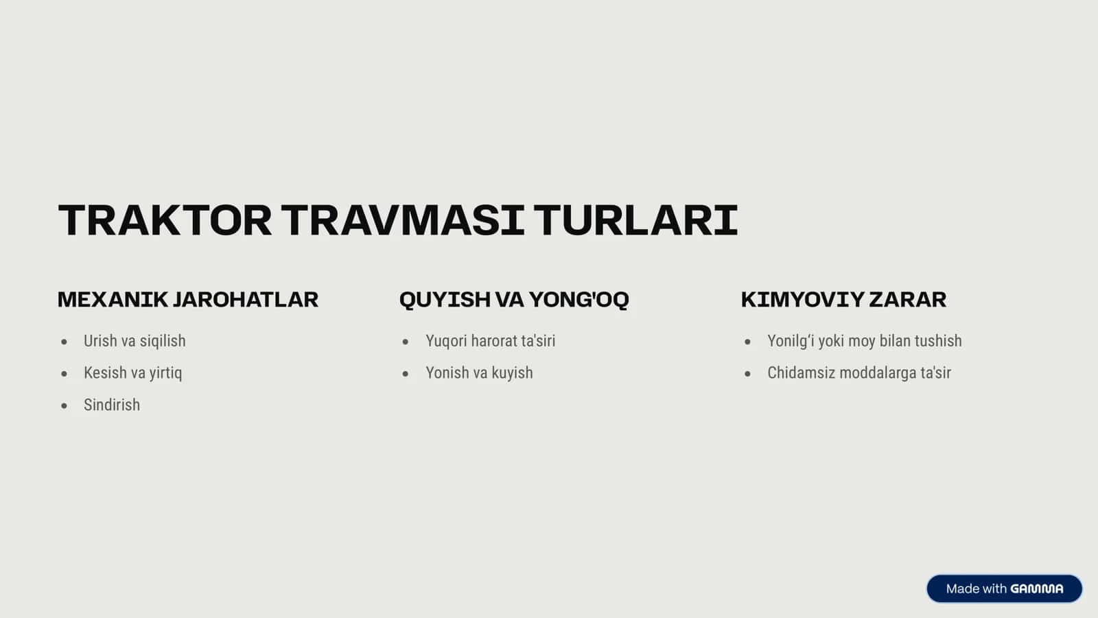 TRAKTOR TRAVMASI 3