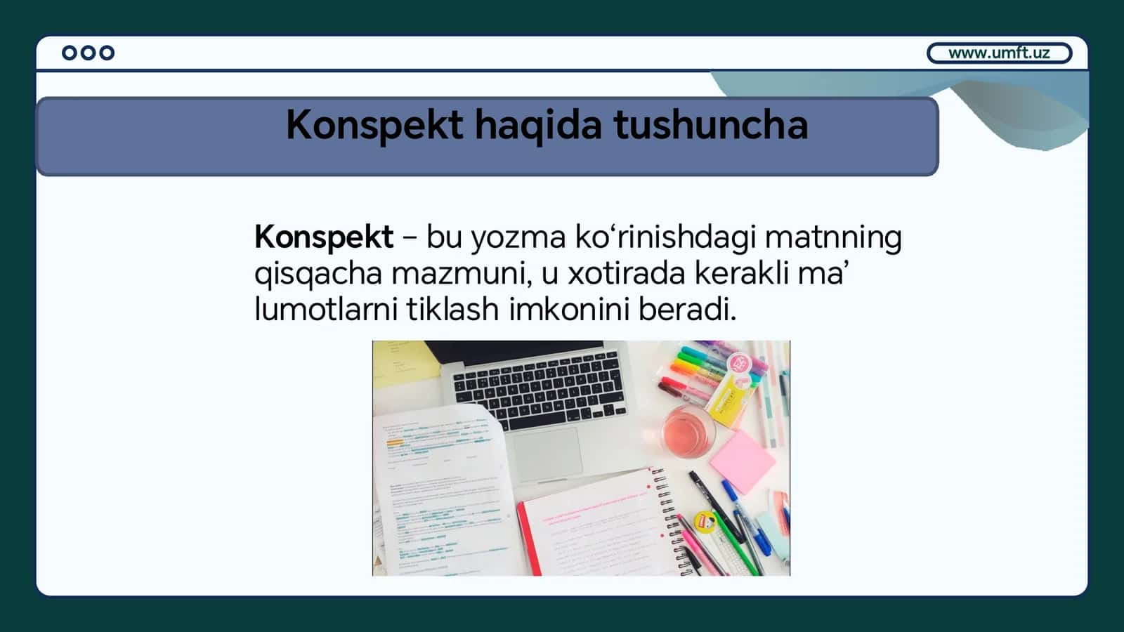Konspekt 3