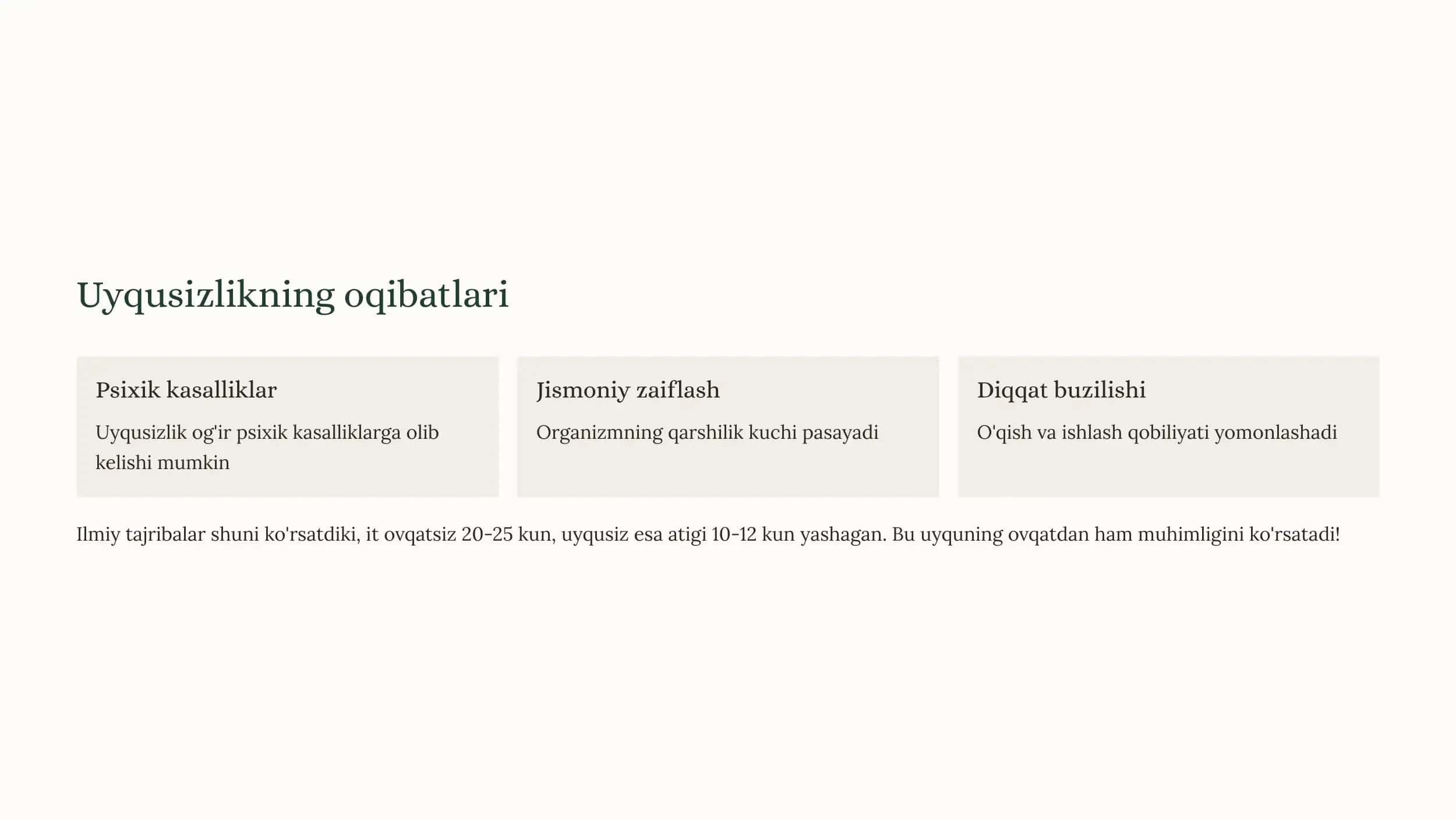 Uyqu va Uning Ahamiyati 3