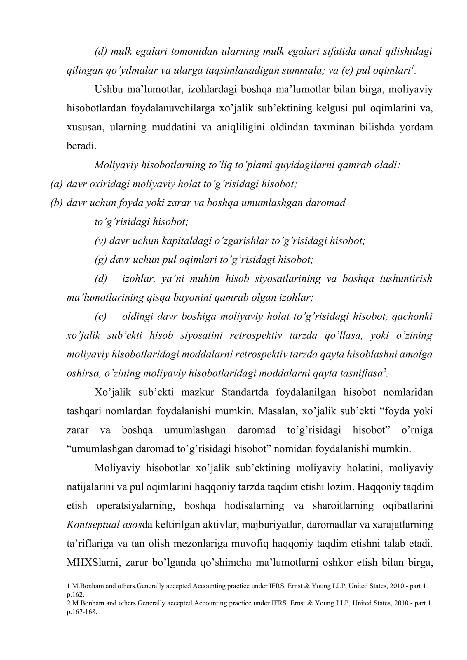 Moliyaviy hisobotning xalqaro standartlarida umumiy masalalar 3