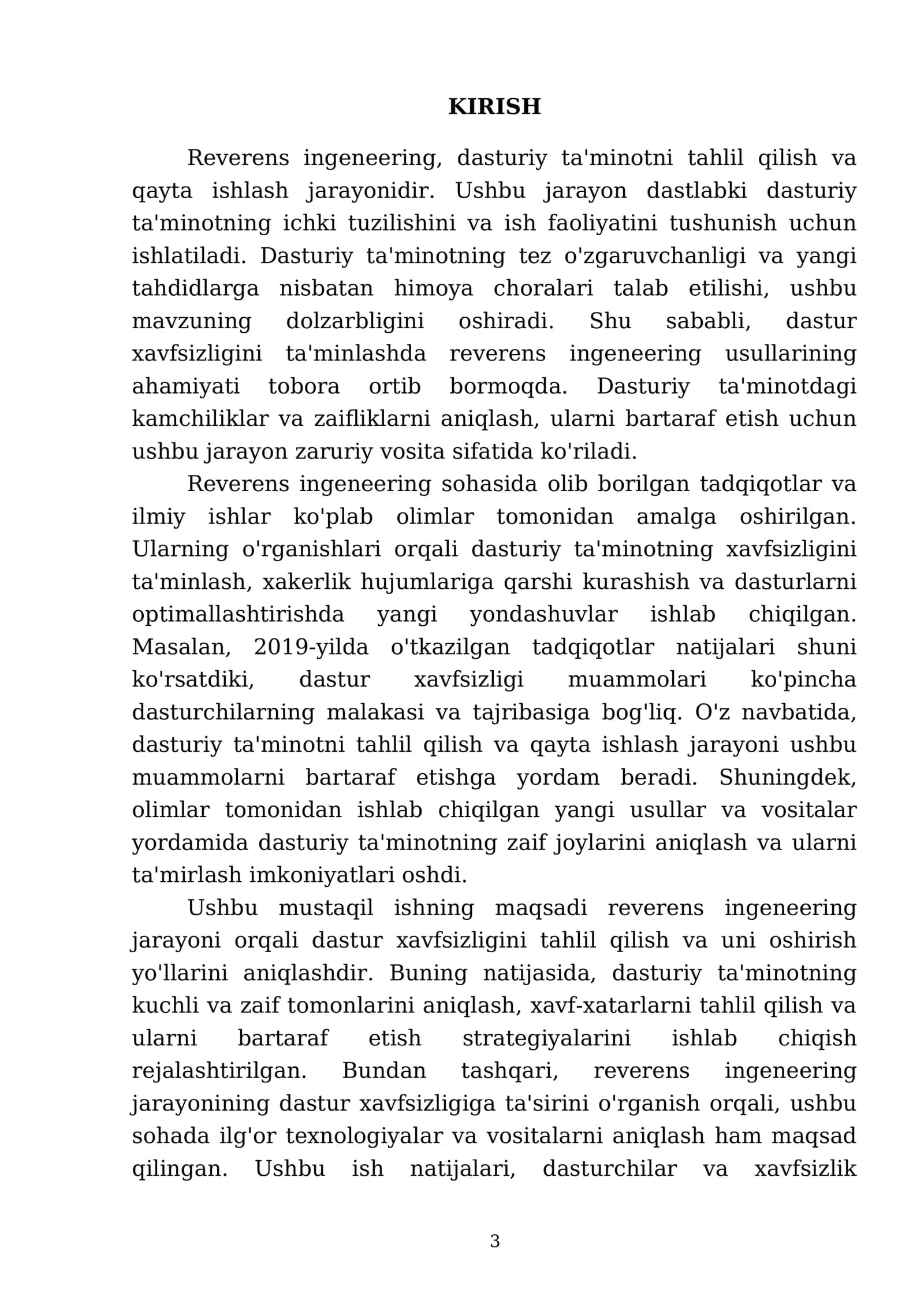 Reverens ingeneering Dastur xavfsizligini tahlil qilish 3