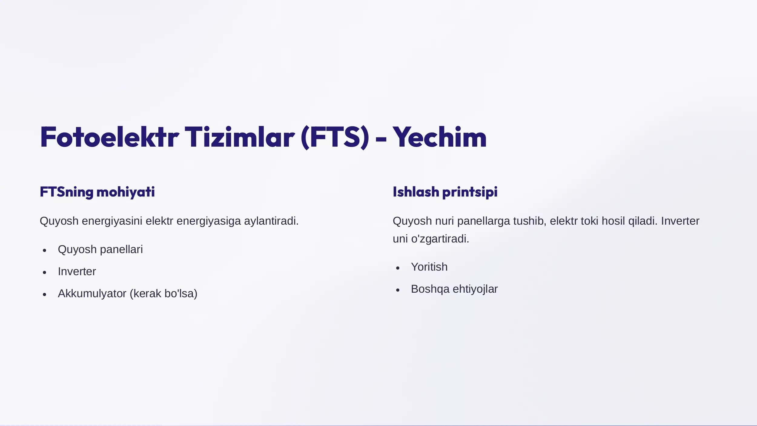 Ko'p Qavatli Binolarning Podyezdlarini Energiya Ta'minoti Uchun Fotoelektr Tizimlar 3