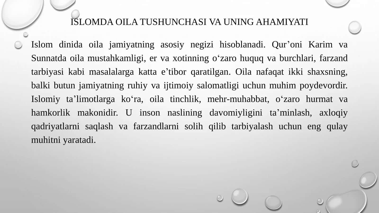 ISLOM HUQUQSHUNOSLIGIDA 3