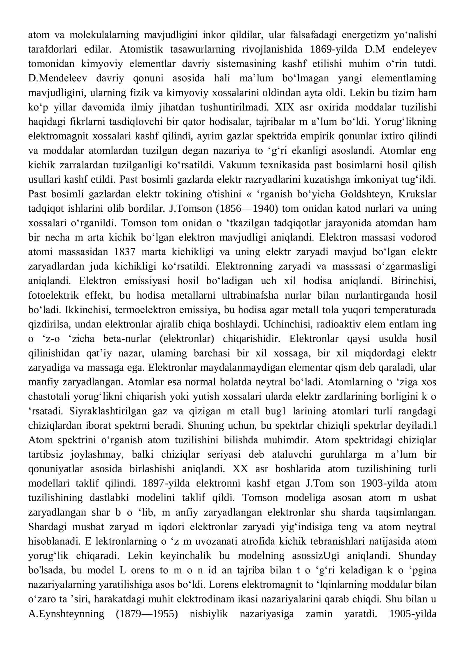 Atоmning elеktrоn qоbig‘i. Zarralarning to‘lqin хоssalari 3