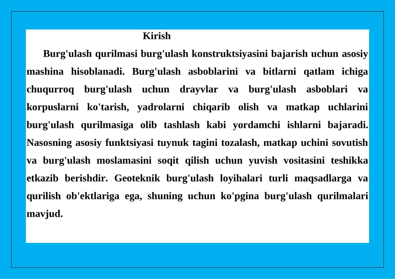 Zamonaviy yer osti burg'ulash qurilmalari 3