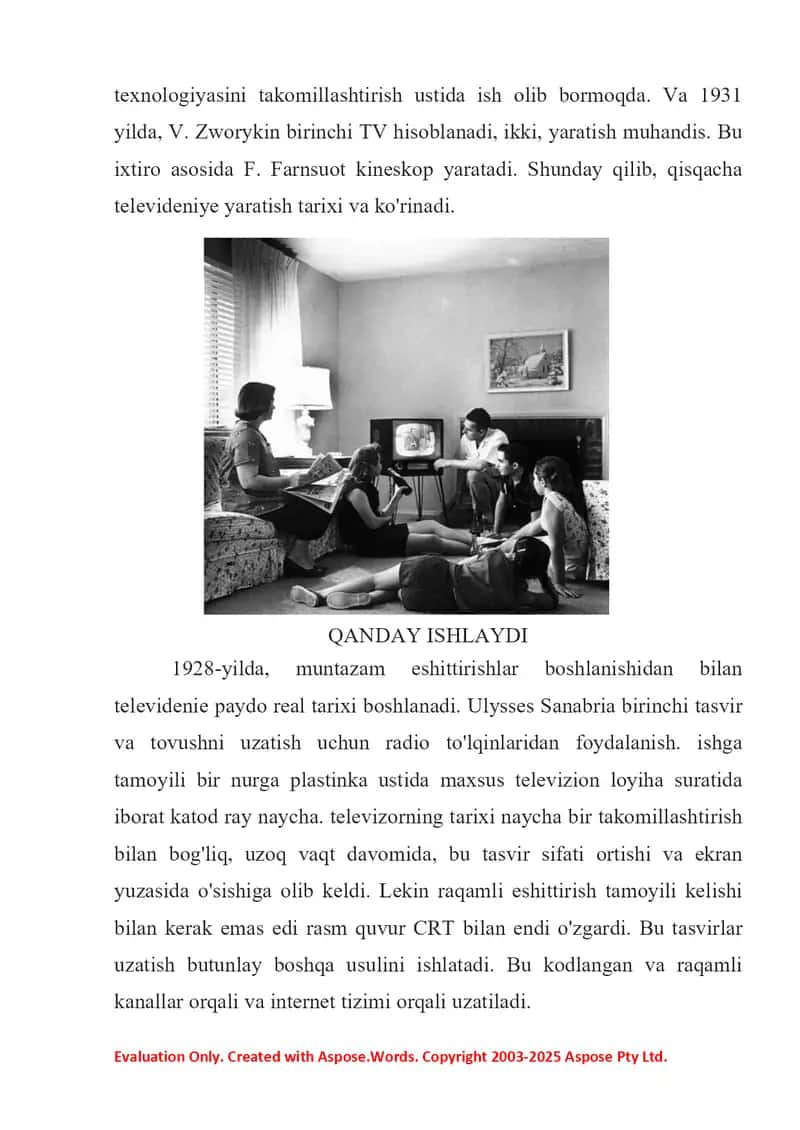 Televideniya-ko'ngilochar sanoat sifatida 3