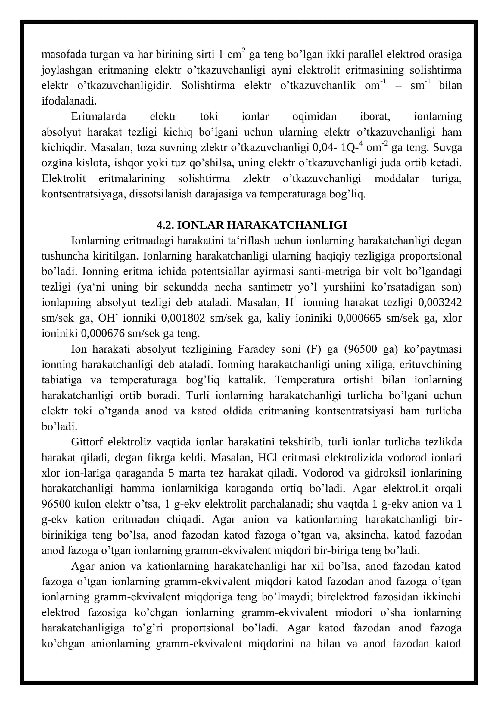 Elektr o’tkazuvchanlikning ahamiyati 3