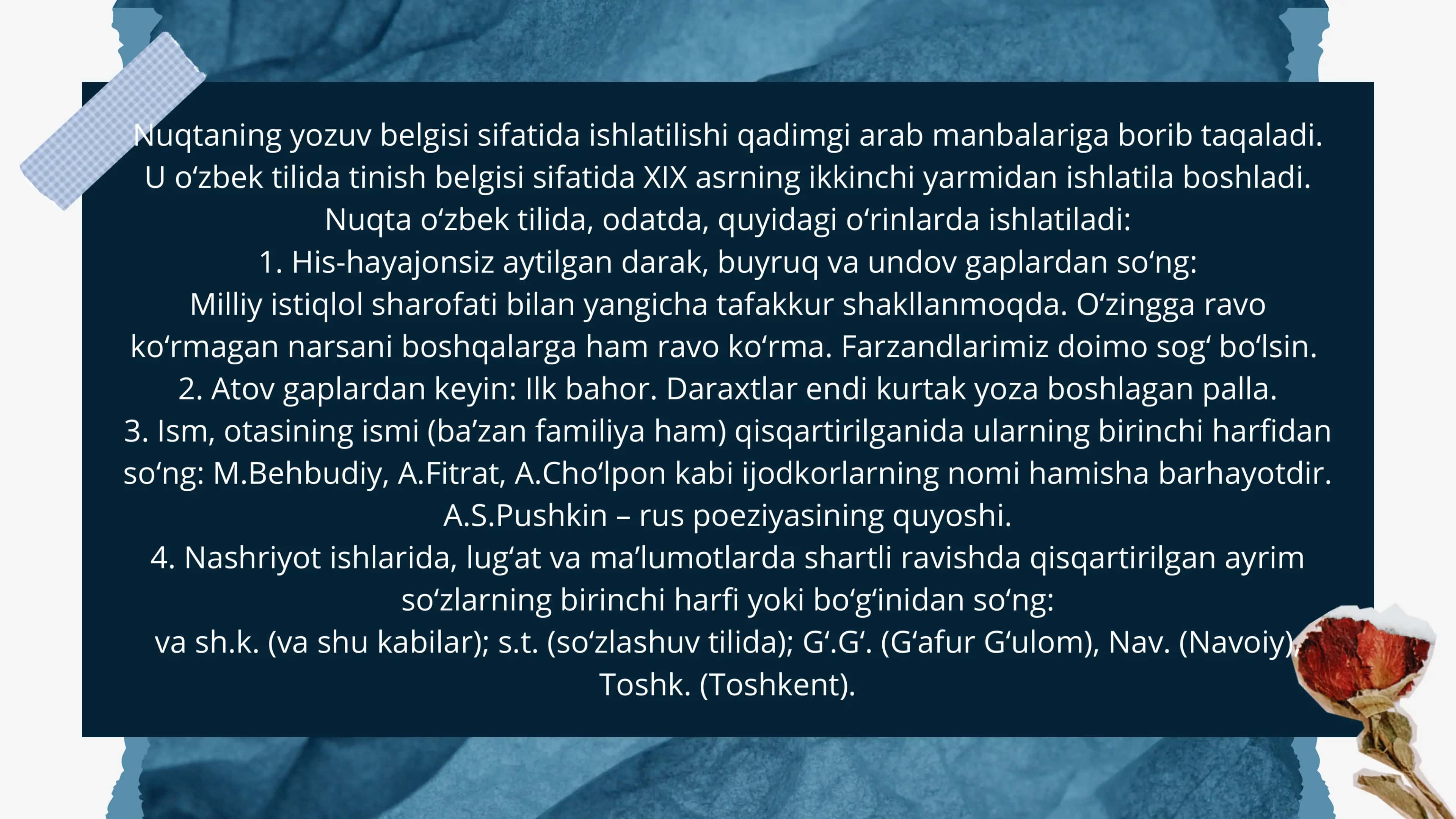 Punktuatsiya 3