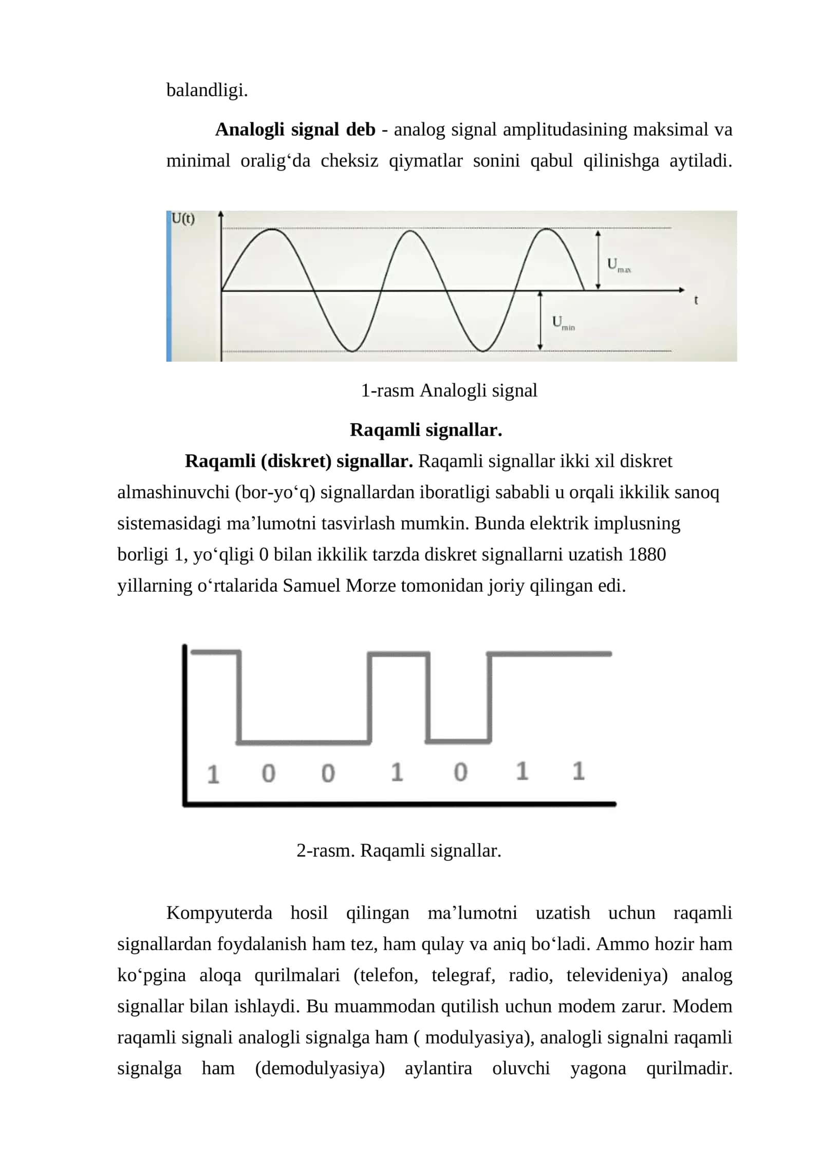 RAQAMLI-ANALOG VA ANALOG-RAQAMLI  O’ZGARTIRGICHLAR 3