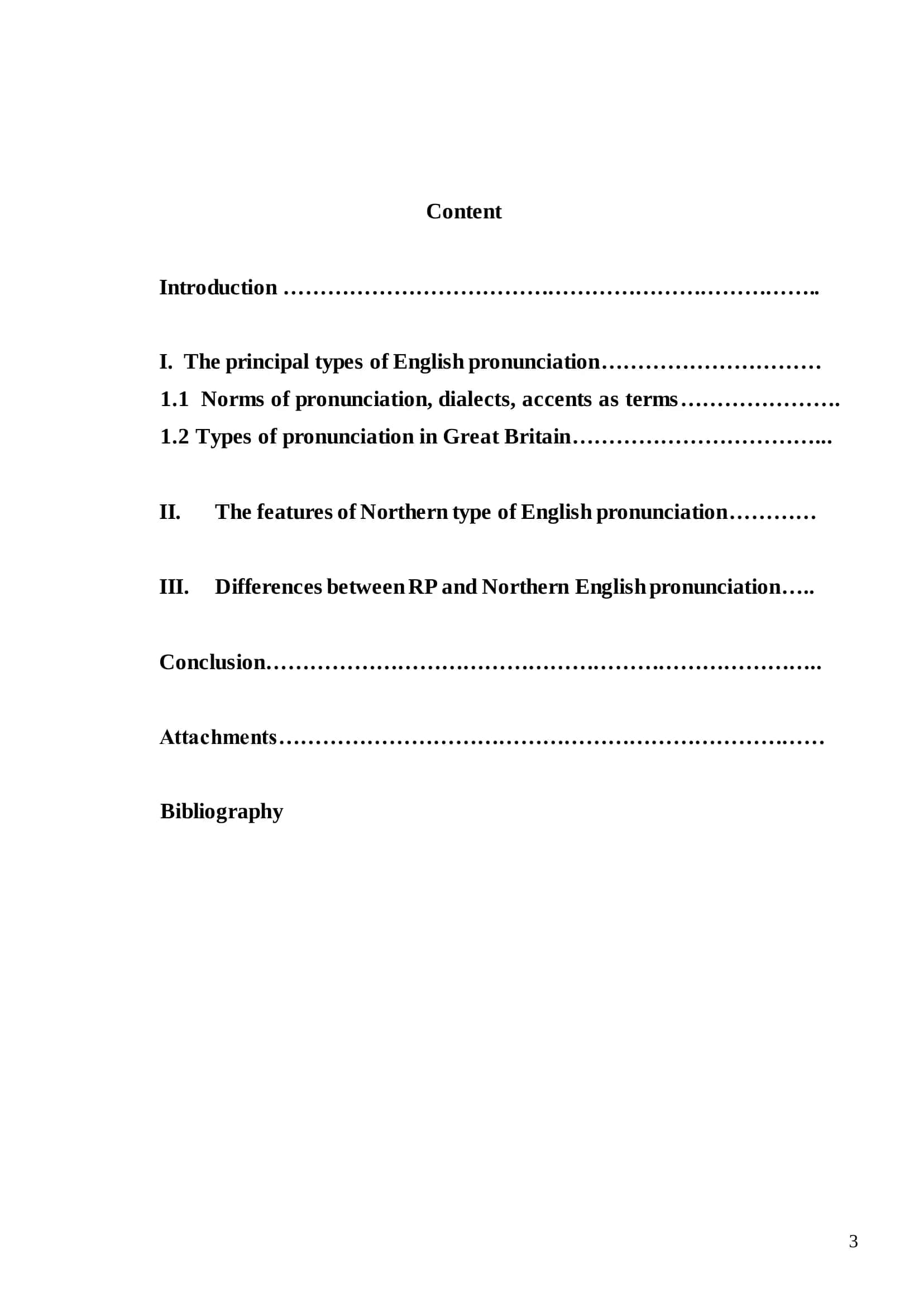 Characteristic features of Northern type of English pronunciation 3
