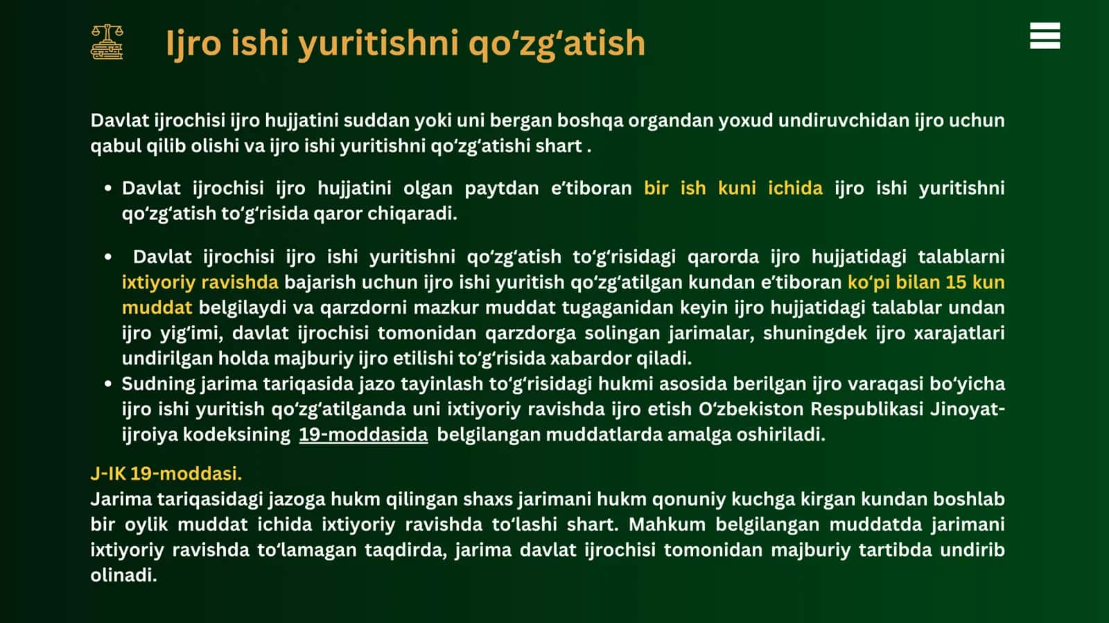 IJRO HARAKATLARINI AMALGA OSHIRISHNING UMUMIY SHARTLARI 3