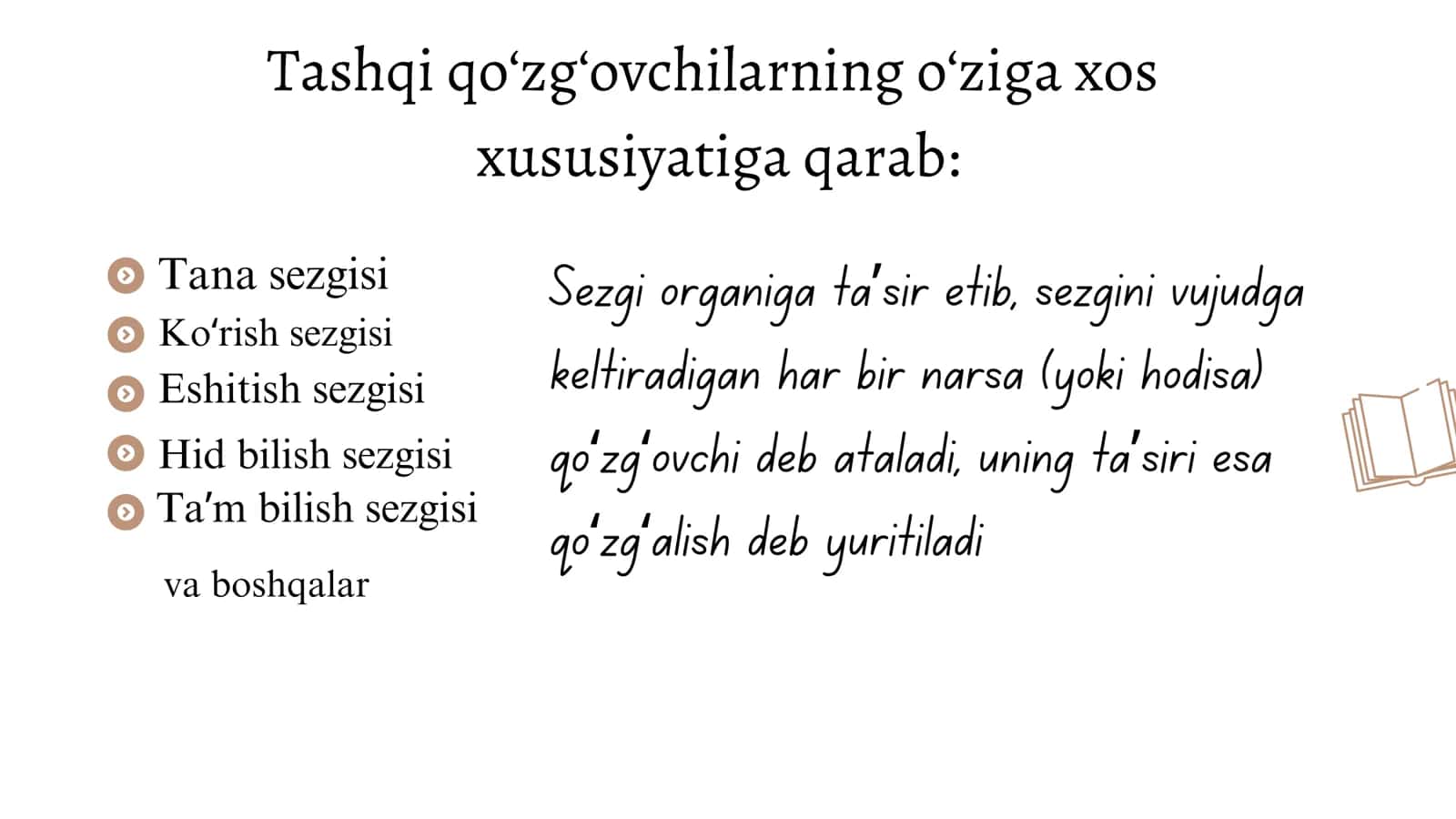 Sezgi va idrokning psixologik mohiyati, fiziologiyasi 3