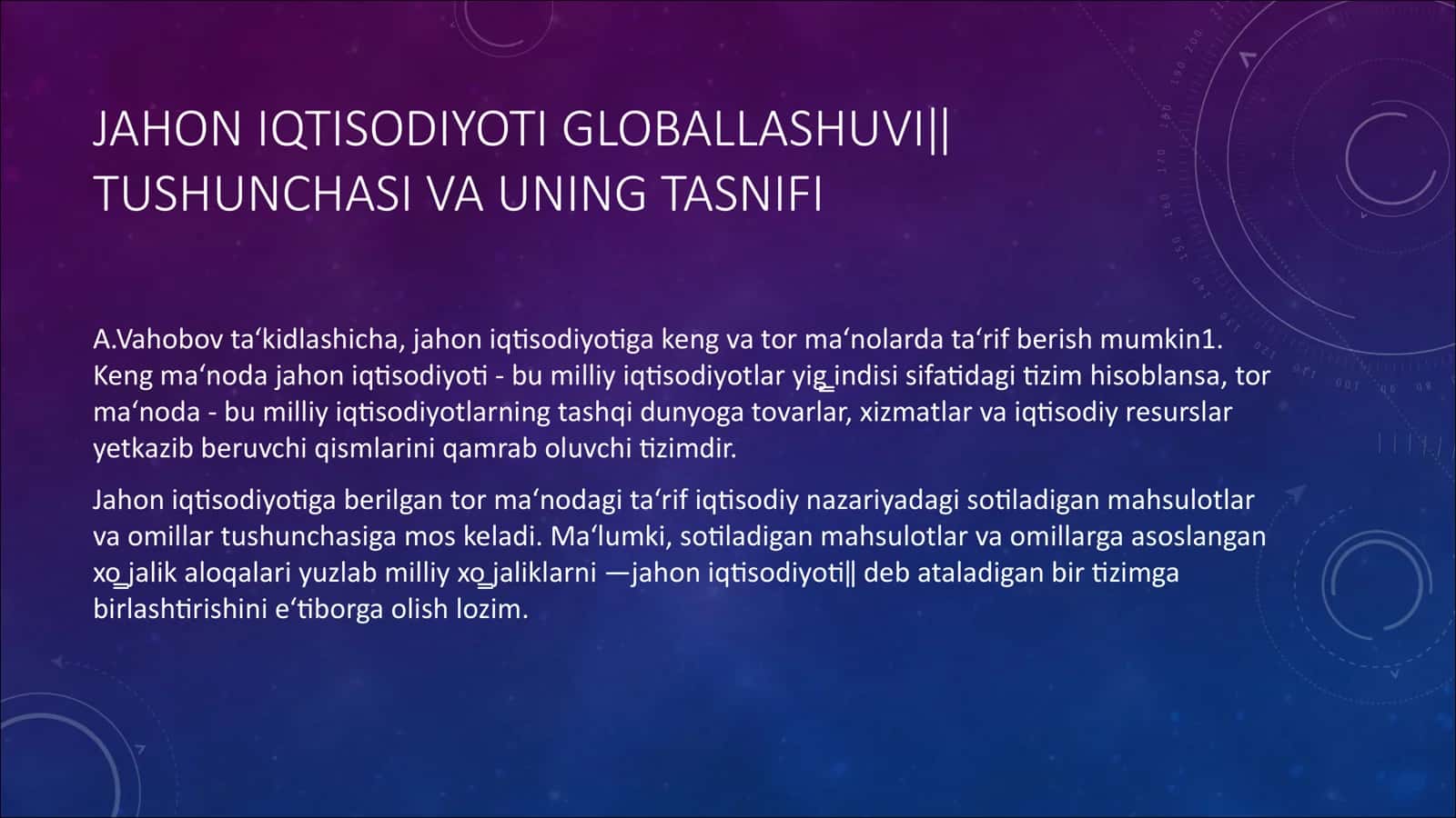 JAHON IQTISODIYOTINI GLOBALLASHUVI SHAROITIDA MILLIY IQTISODIYOT RAQOBATBARDOSHLIGINI TA’MINLASH MUAMMOLARI 3
