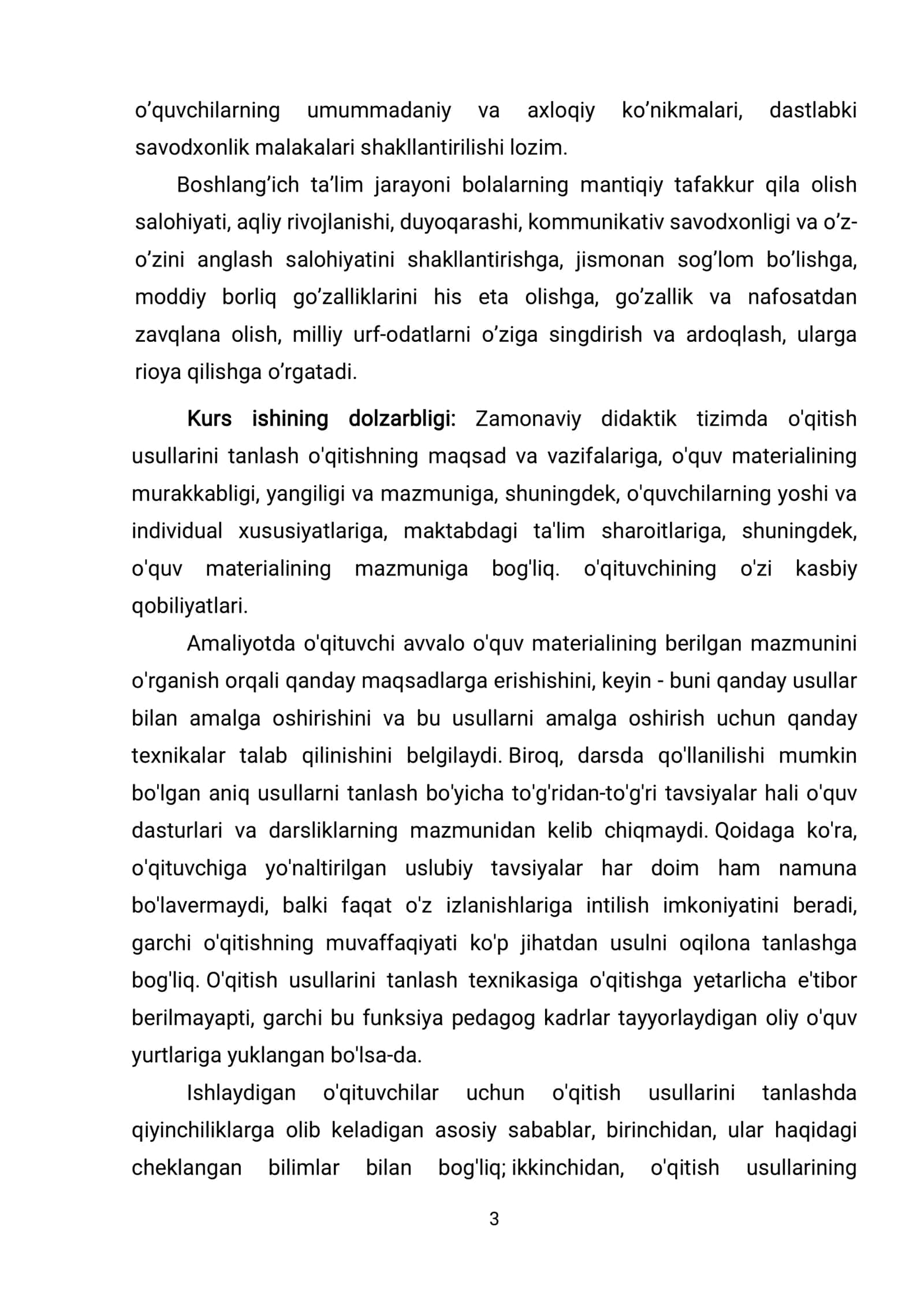 Uchinchi sinfda matematikadan og'zaki va yozma hisoblashga doir didaktik o'yinlar tizimini ishlab chiqish metodikasi 3