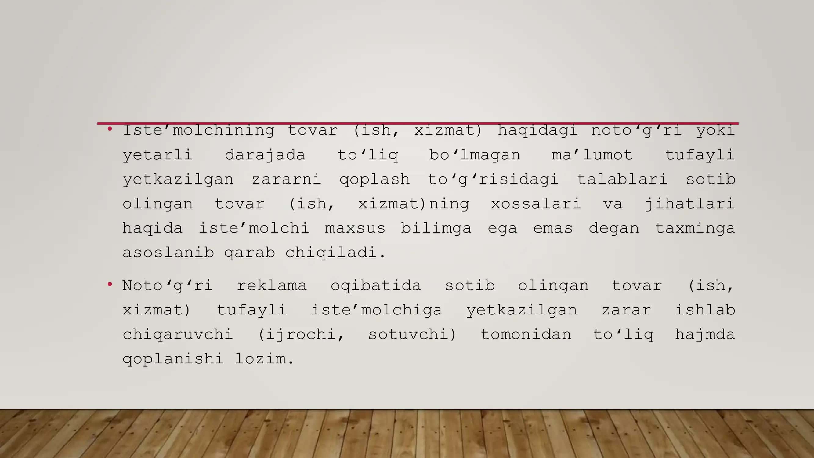 istemolchilar huqularini himoya qilish metrologiya 3