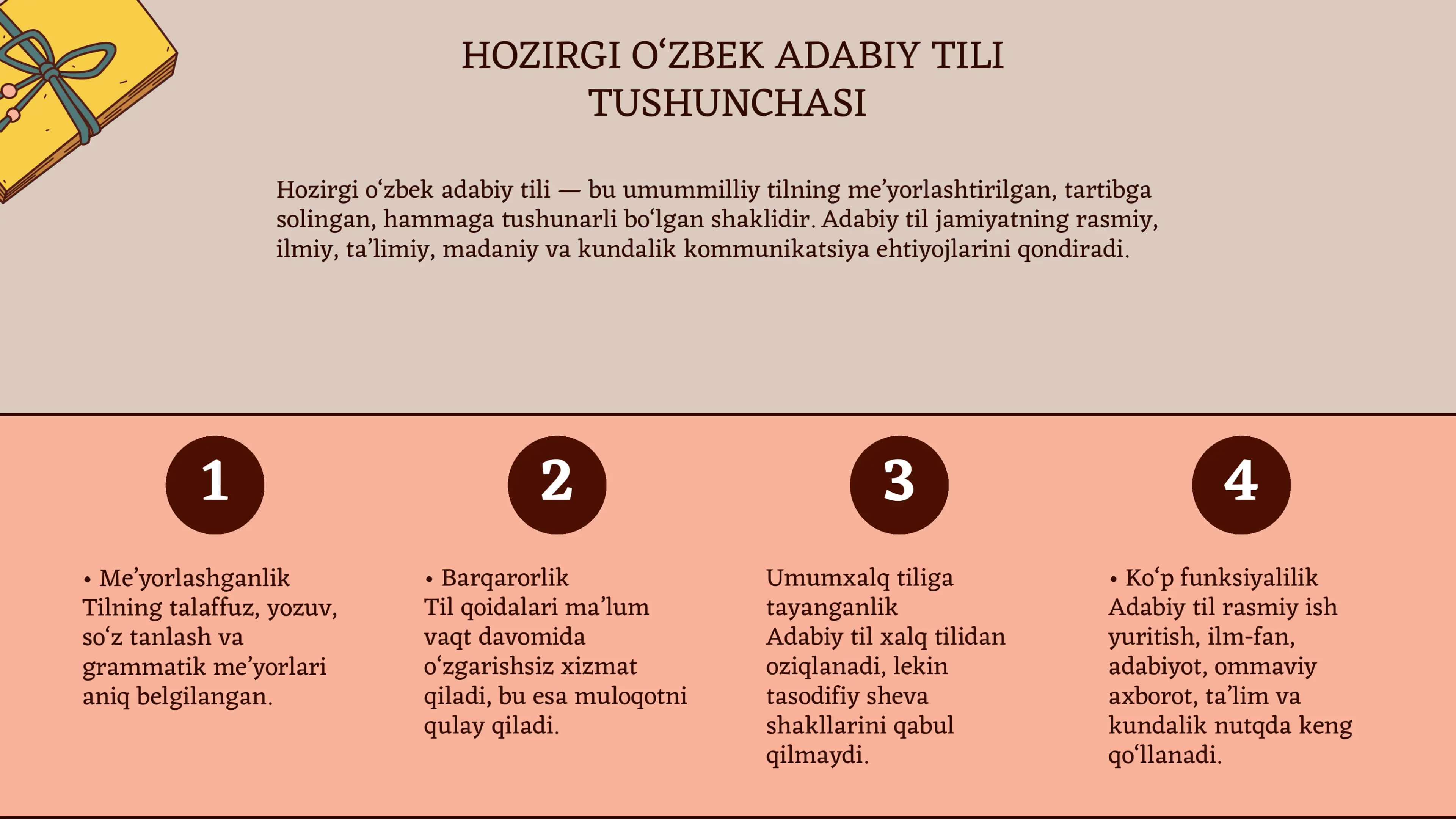 Hozirgi o‘zbek adabiy tili 3