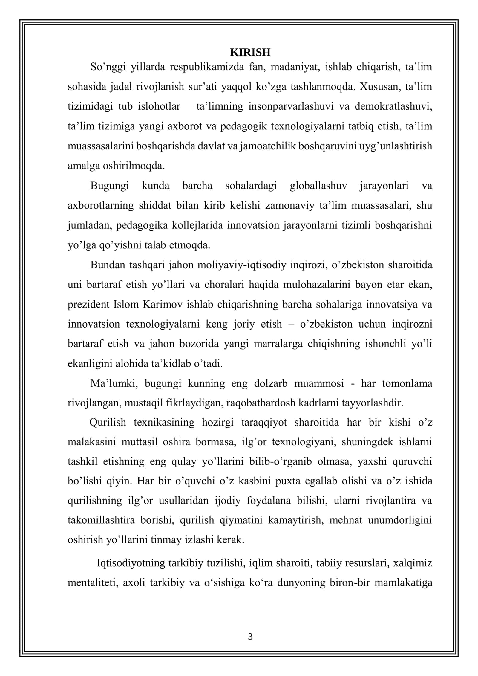 Sanoat binolari uchun temir beton bir kosulli ustunlar ishlab chiqarish korxonasini loyihalash 3