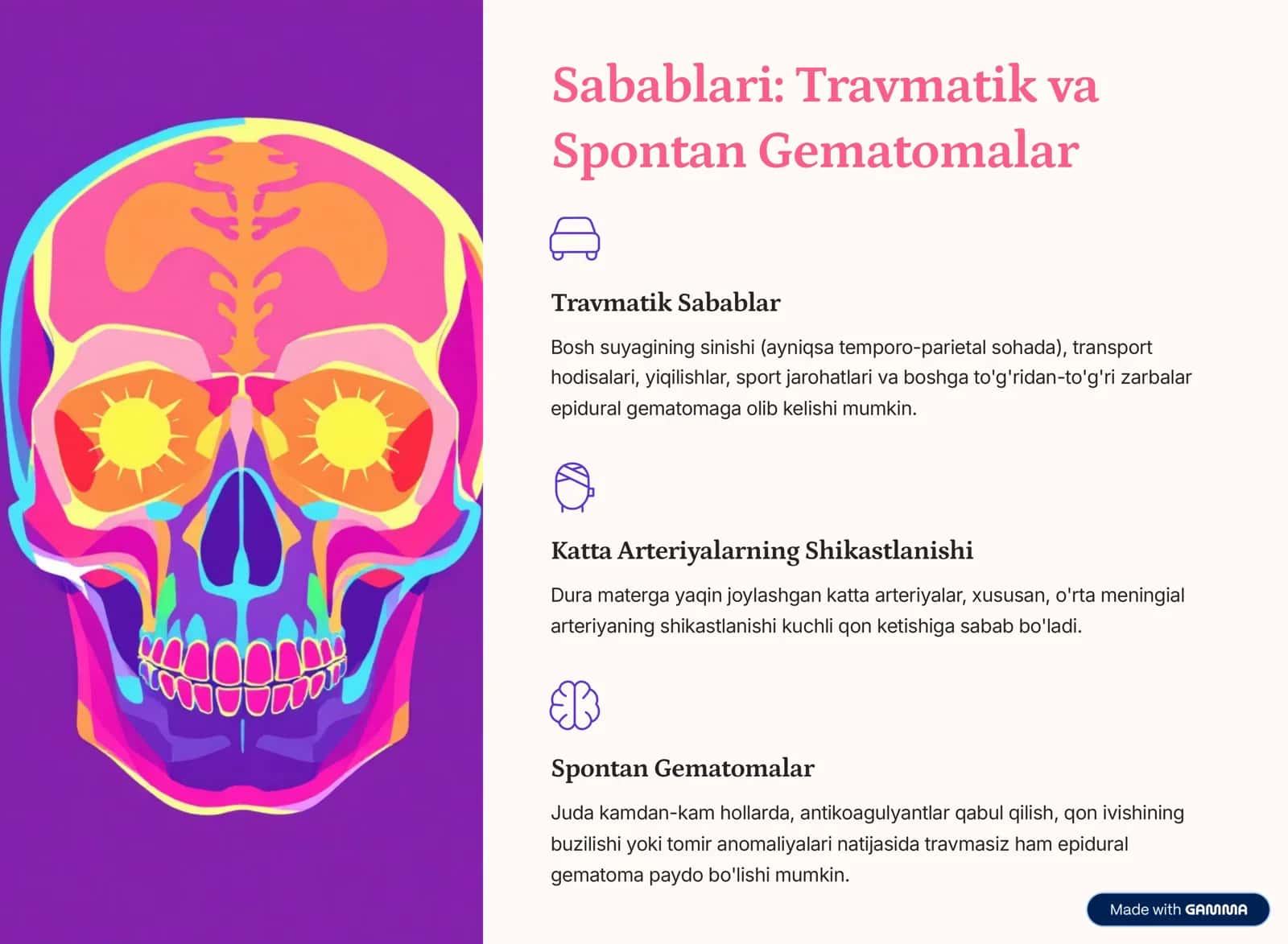 Epidural Gematomani Paydo Bo'lishi: To'liq Tahlil 3
