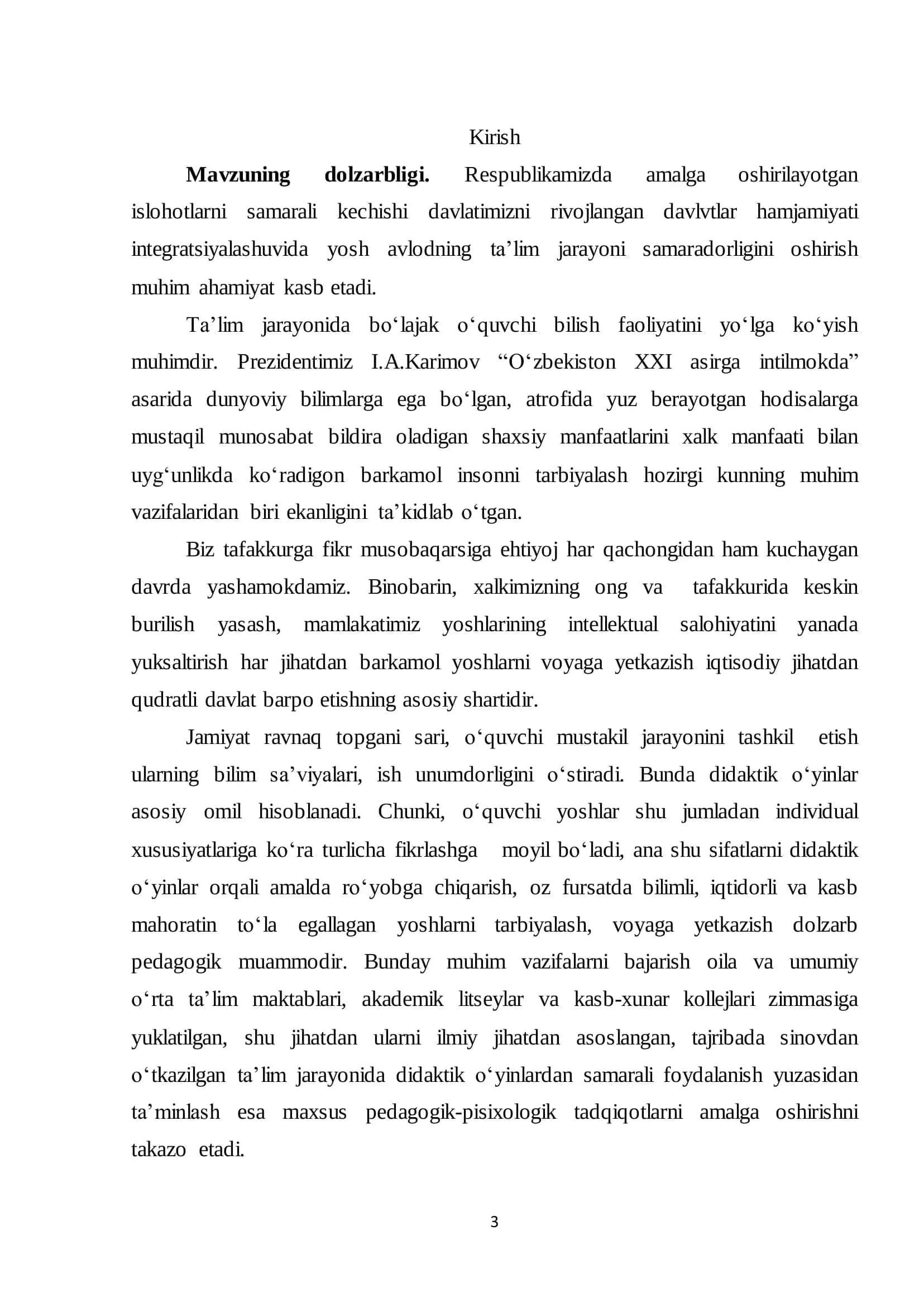 Didaktik o‘yinlardan foydalanish imkoniyatlari va ularni guruxlarda qo‘llash 3
