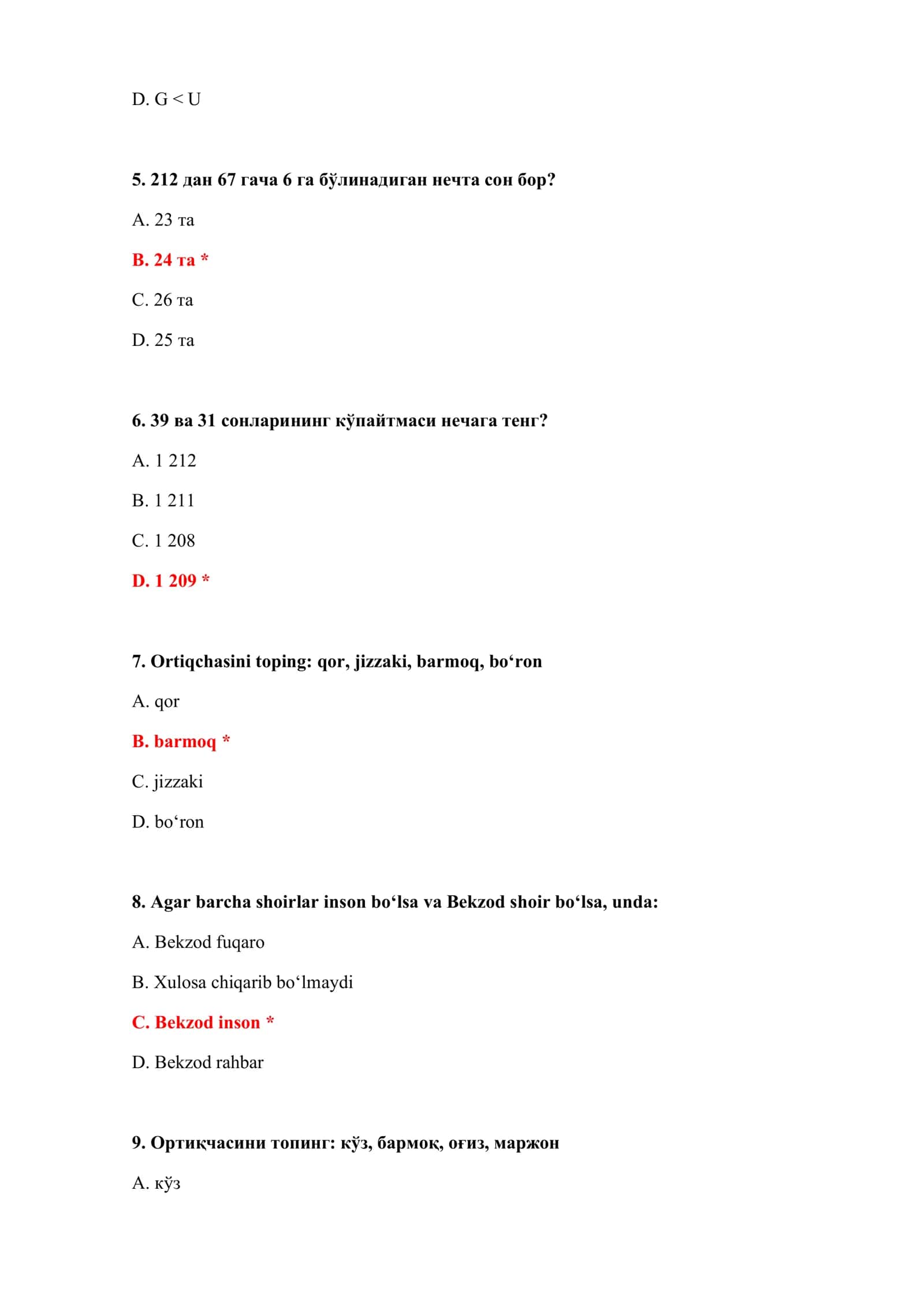 BOJXONA TEST SAVOLLARI DOCX 3