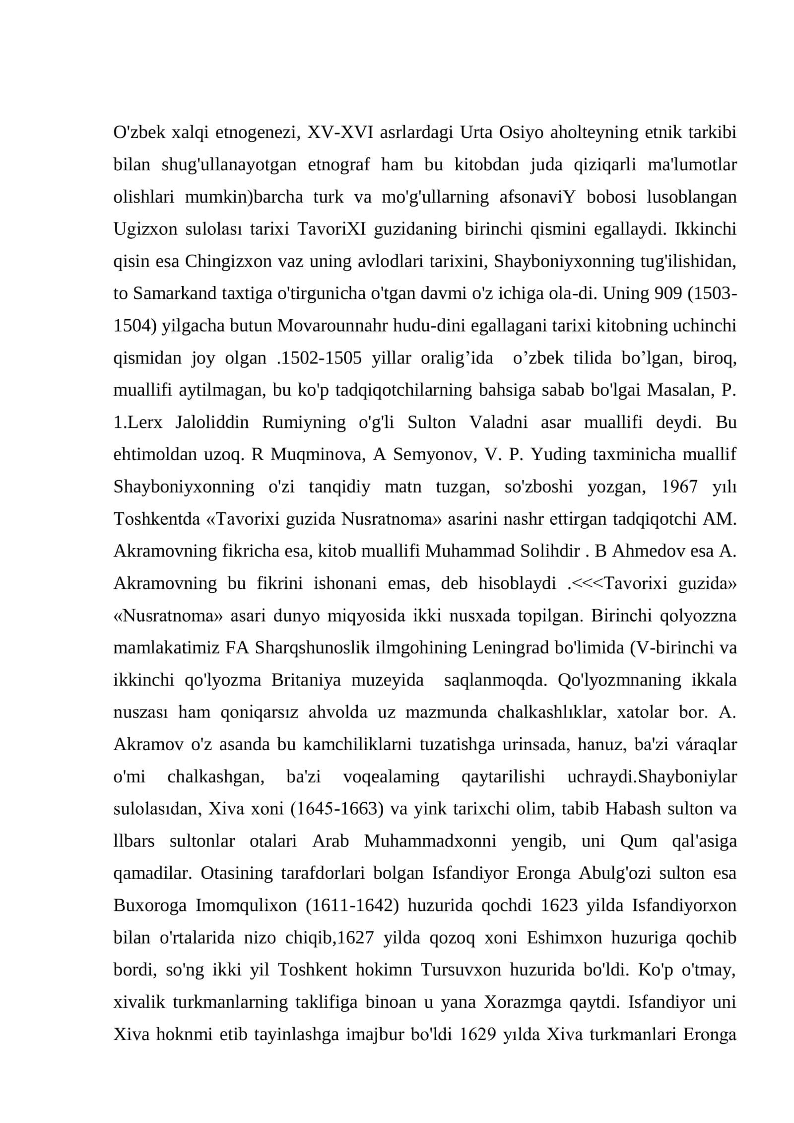 XVI-XIX asrning birinchi yarmida O’rta Osiyo haqidagi geografik tatqiqotlar 3