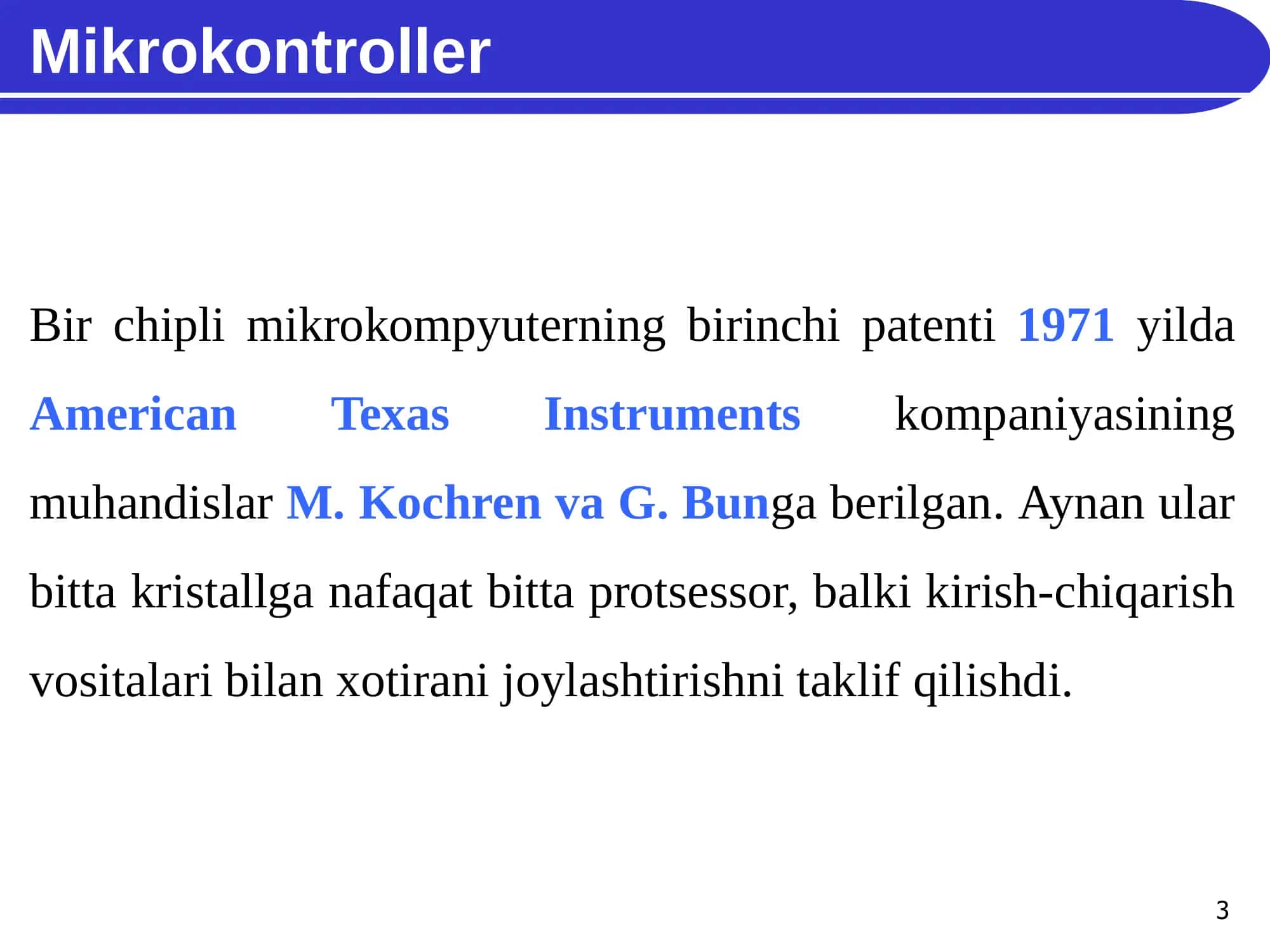 Mikrokontroller 3