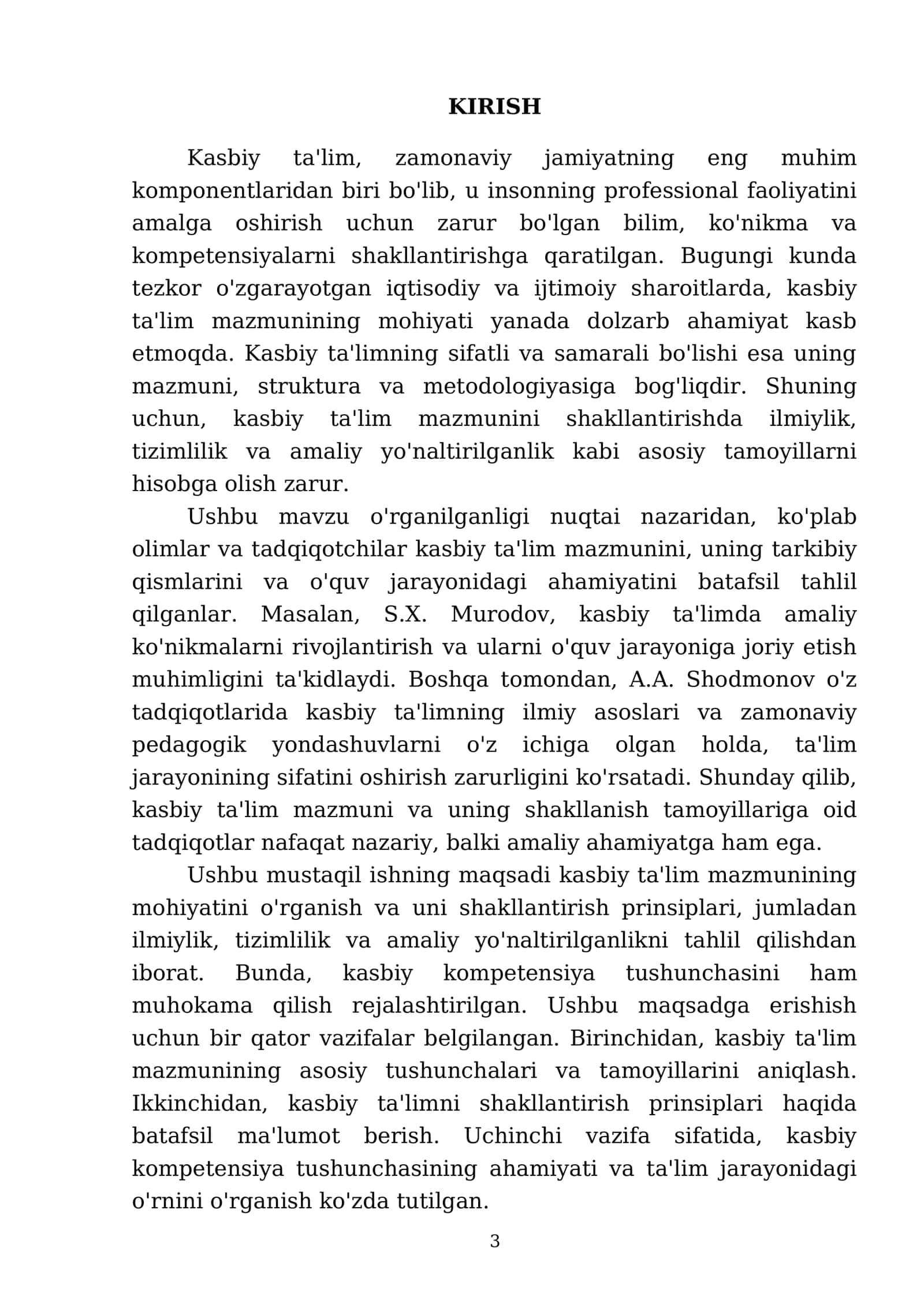 Kasbiy talim mazmunining mohiyati 3