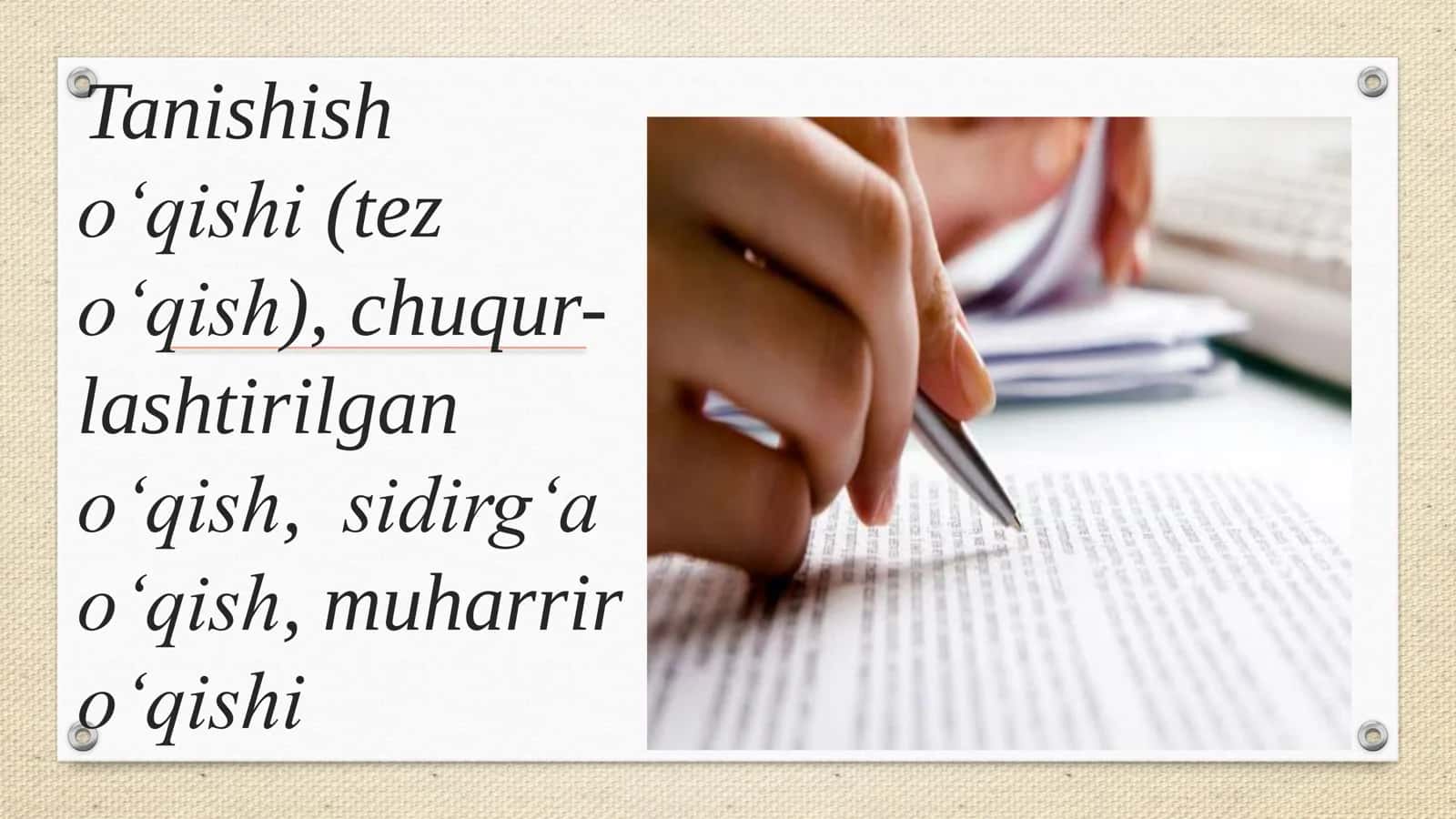 Matn tuzatish usullari 3
