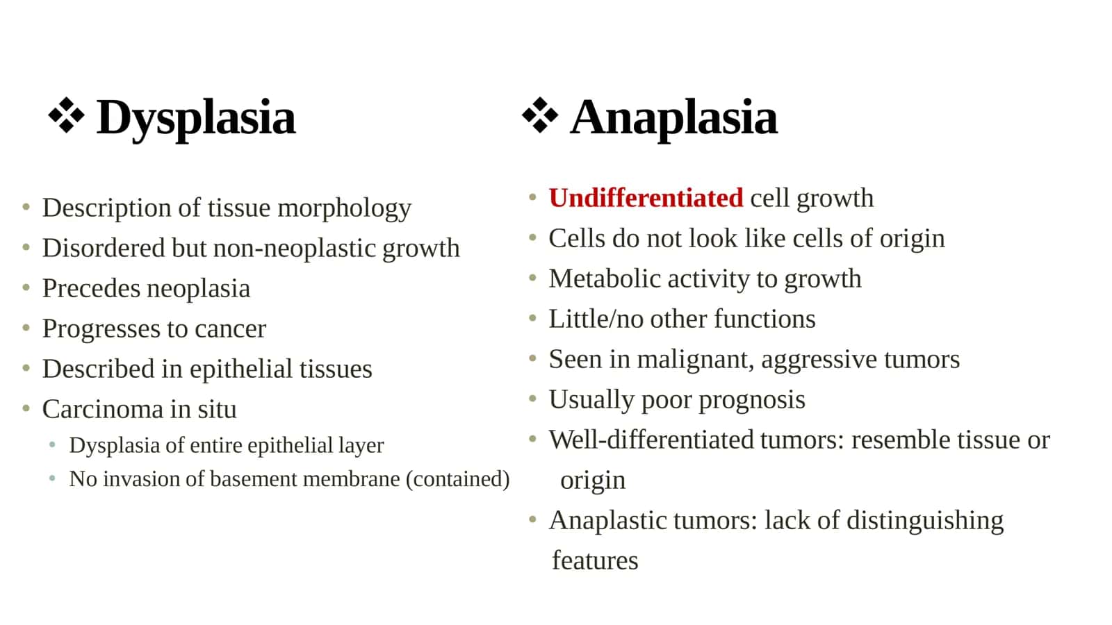 Neoplasia Basics 3