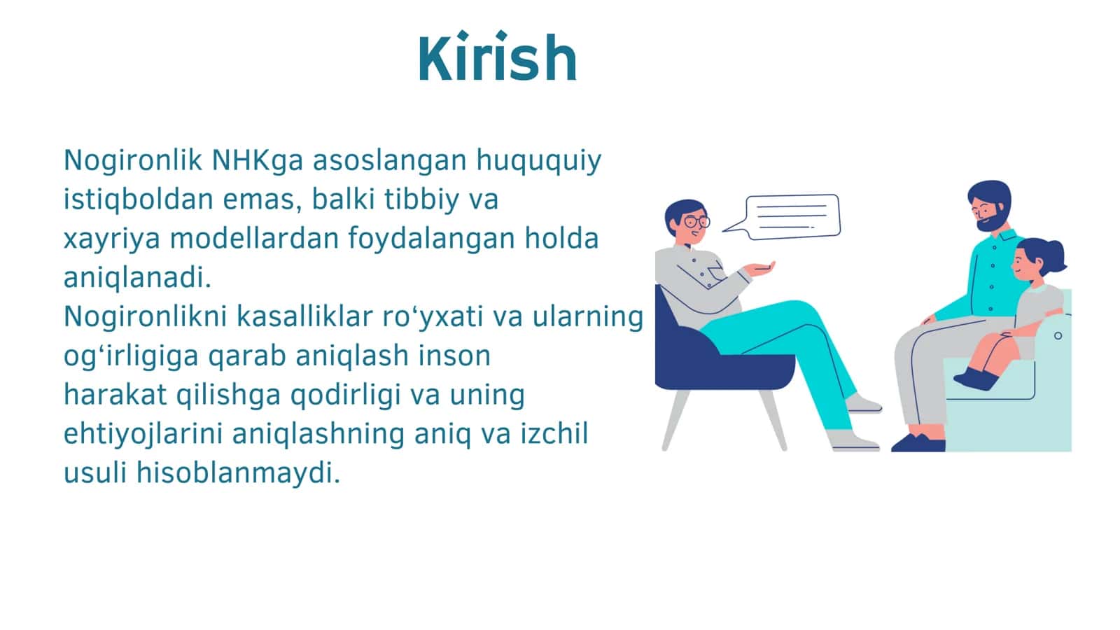 Nogironlarni diskriminatsiya qilinishi O‘zbekistonda nogironlar huquqlari. 3