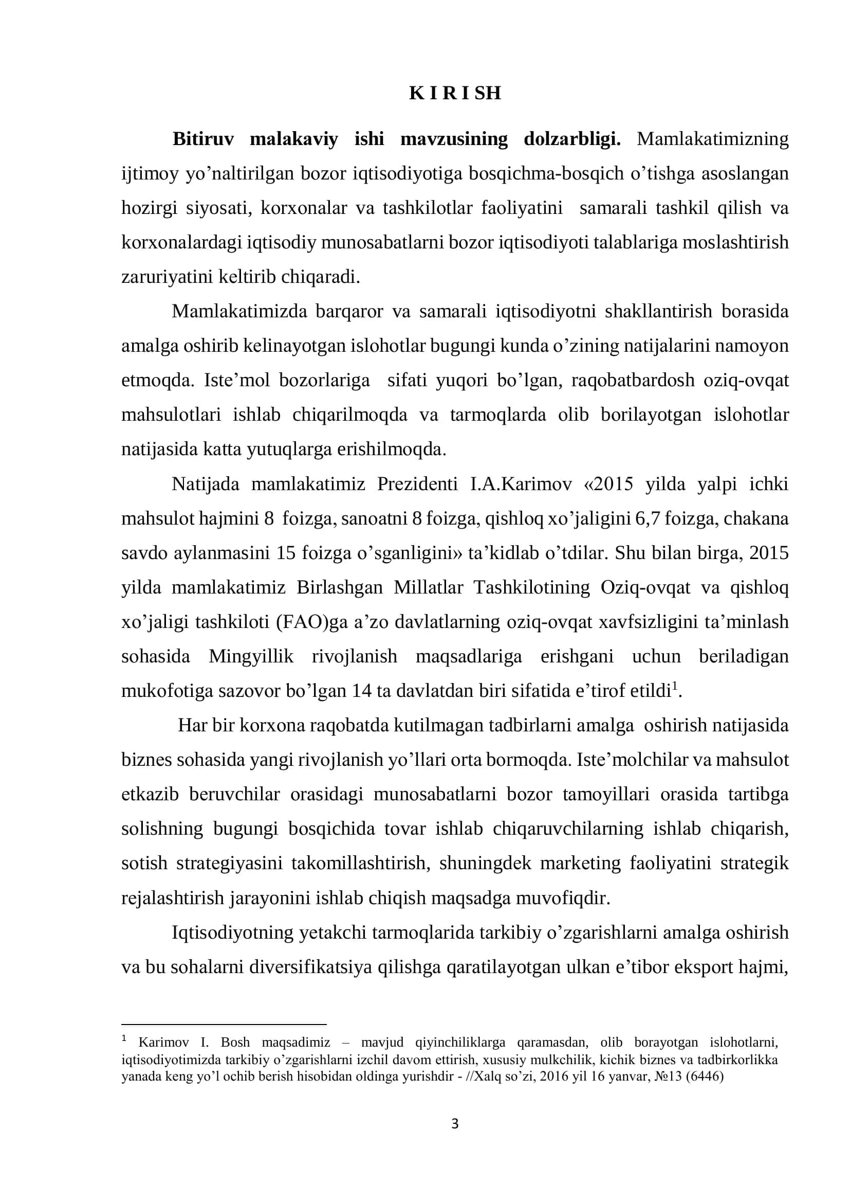 Oziq-ovqat sanoati korxonalarini rivojlantirishda markеting stratеgiyasidan foydalanish 3