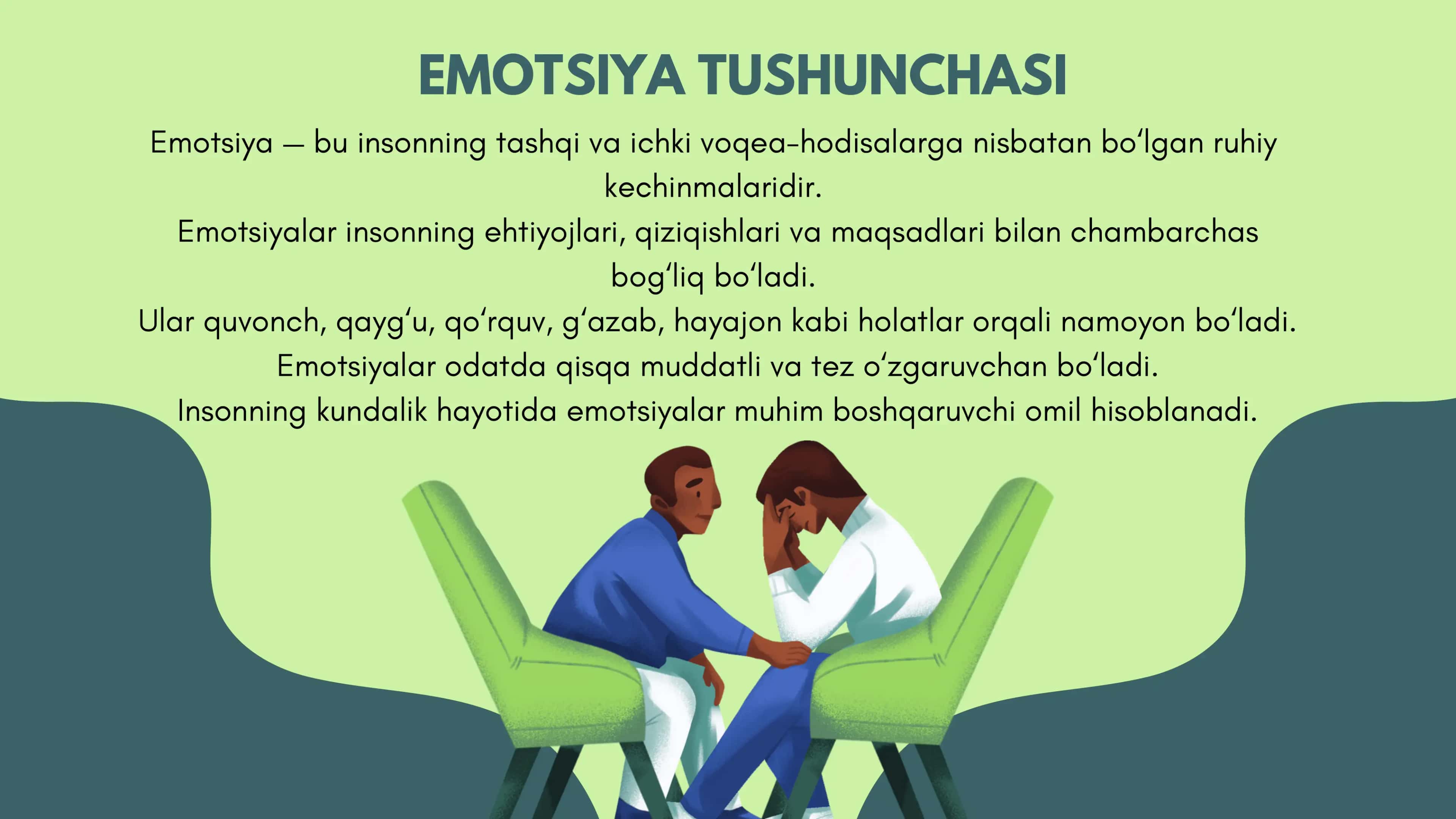 EMOTSIYA VA IRODA 3