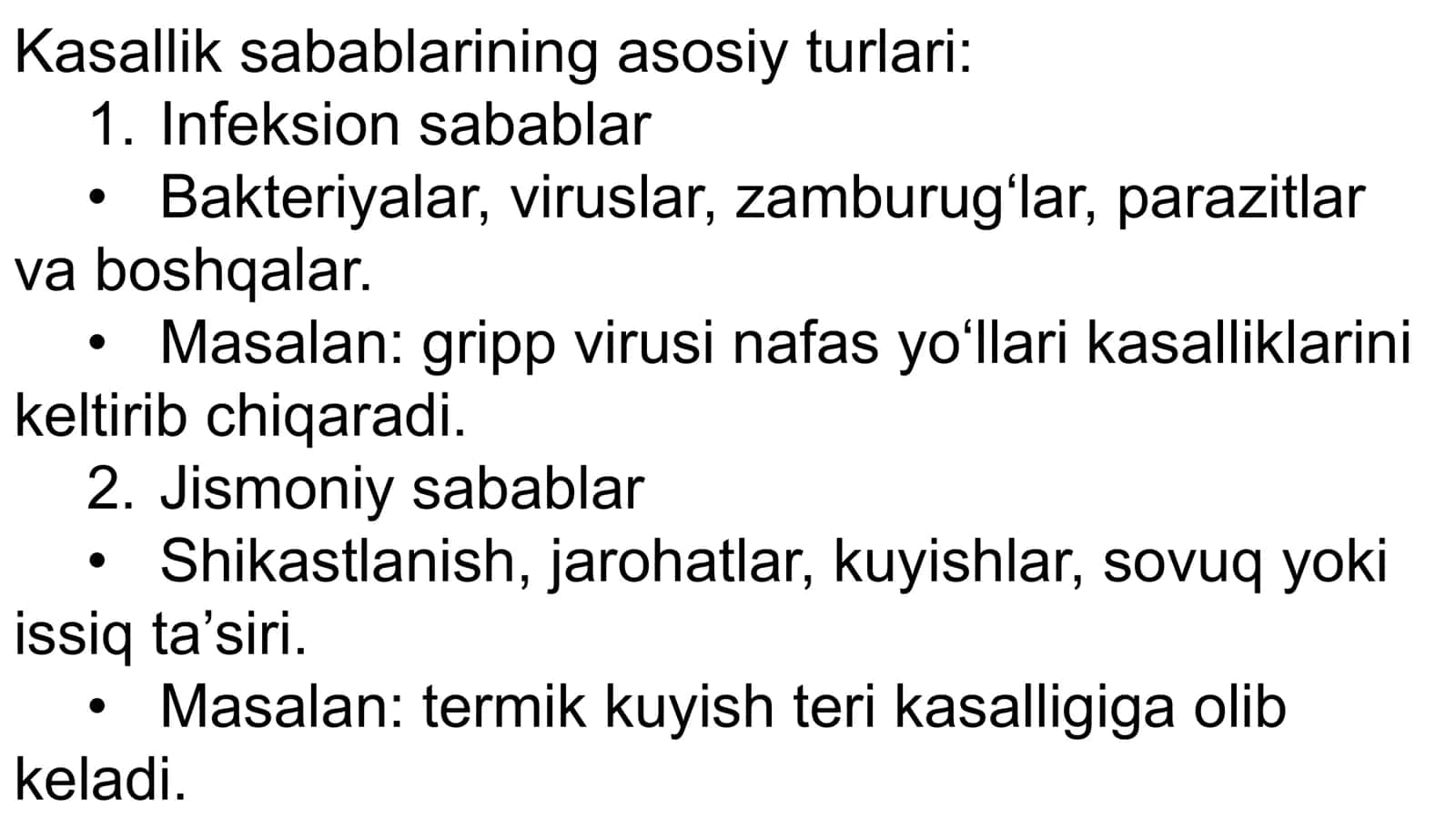 Kasallik etiologiyasi va patogenezi rivojlanishi 3
