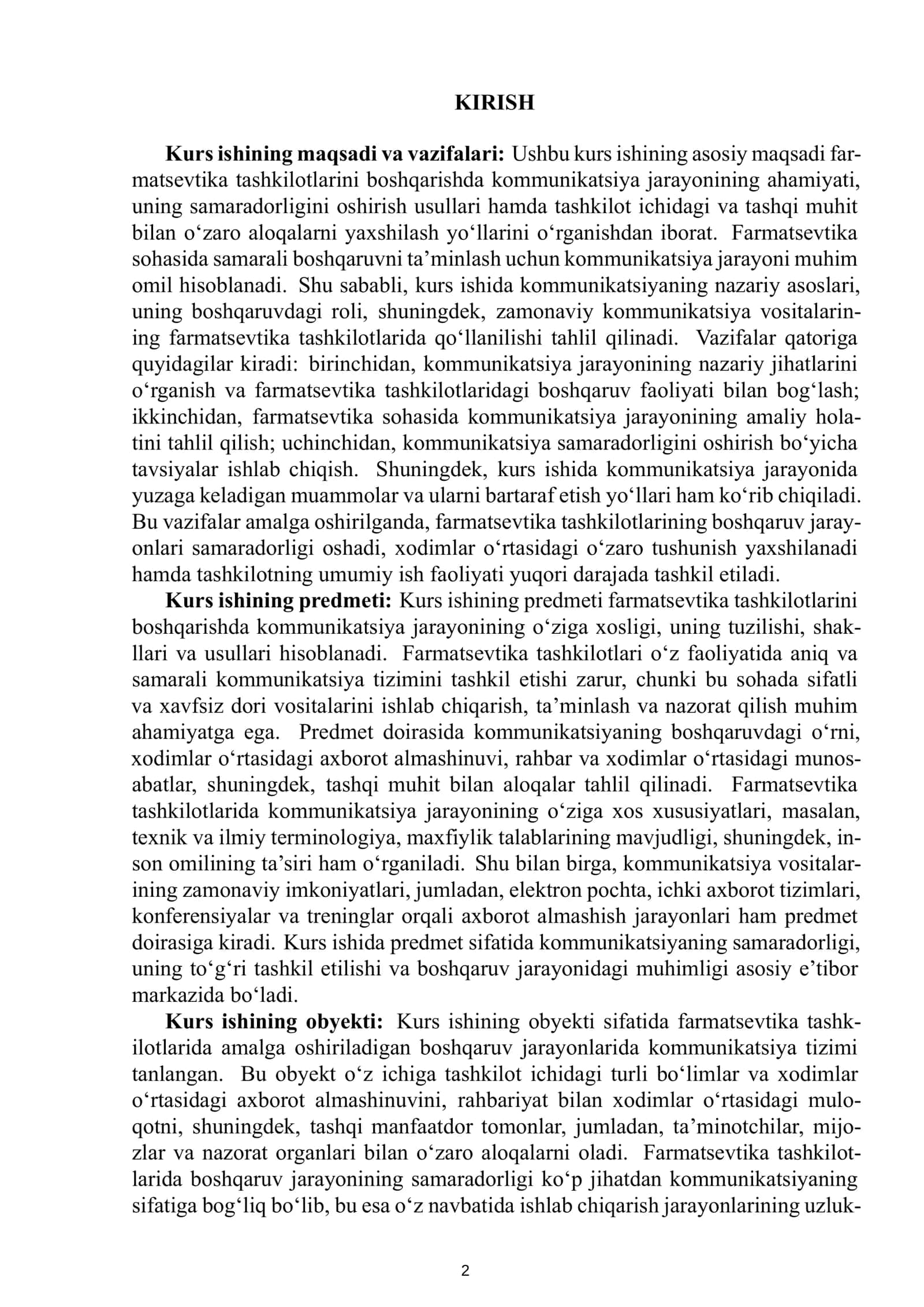 Farmatsevtika tashkilotlarini boshqarishda kommunikatsiya jarayoni 3