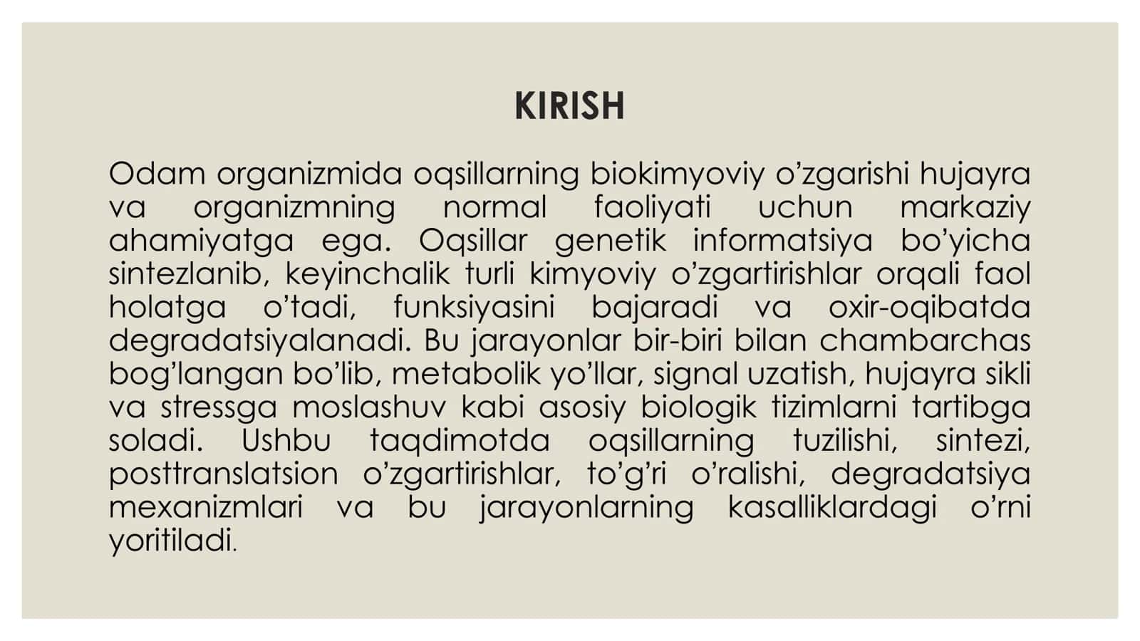 ODAM ORGANIZMIDA OQSILLARNING BIOKIMYOVIY OʼZGARISHI 3