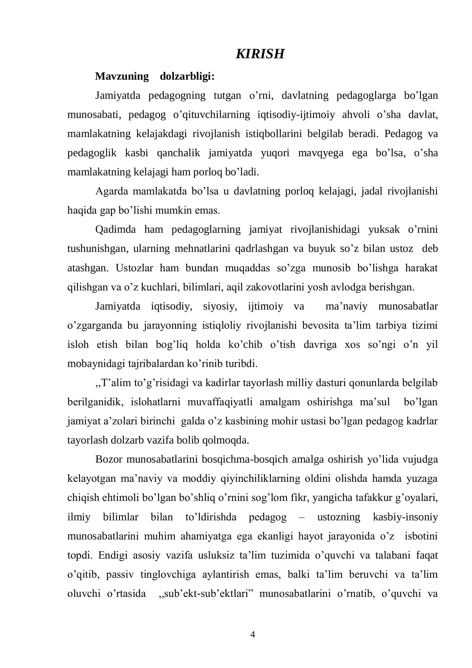 O’qituvchining shaxsiy va kasbiy xususiyatlari 3