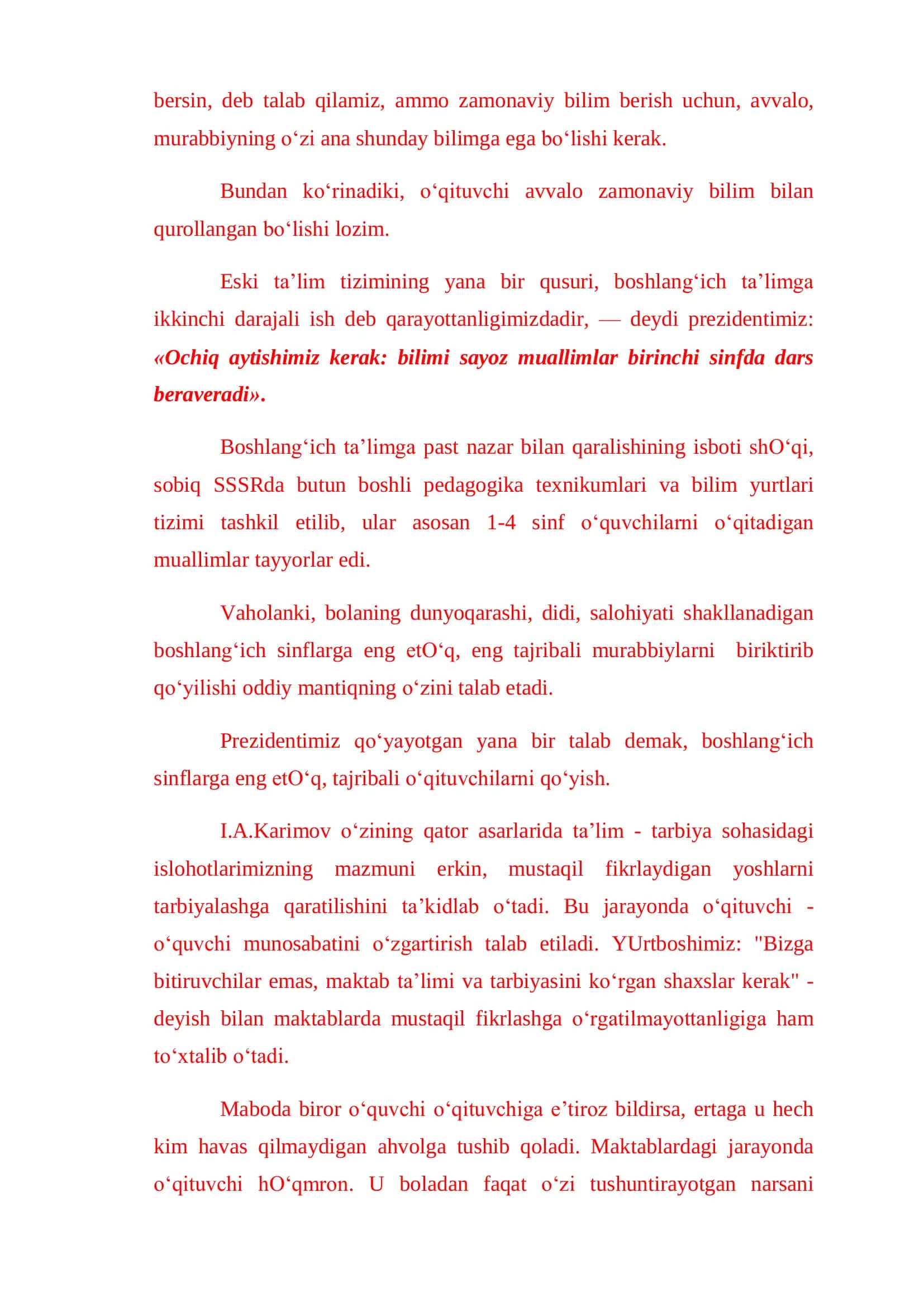 PEDAGOGIK MAXORAT, UNING ASOSIY ELEMENTLARI 3