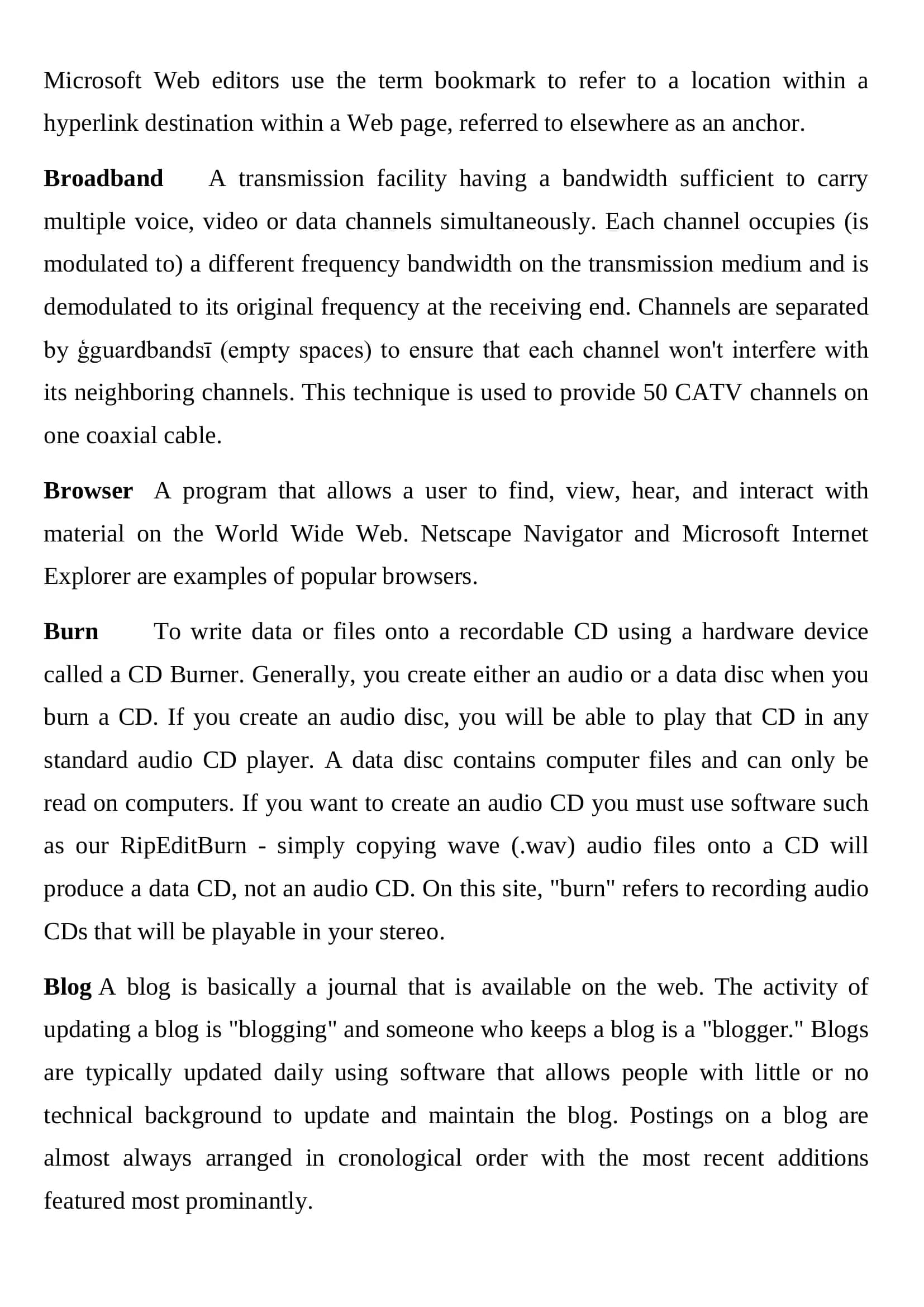 COMPUTER VOCABULARY 3