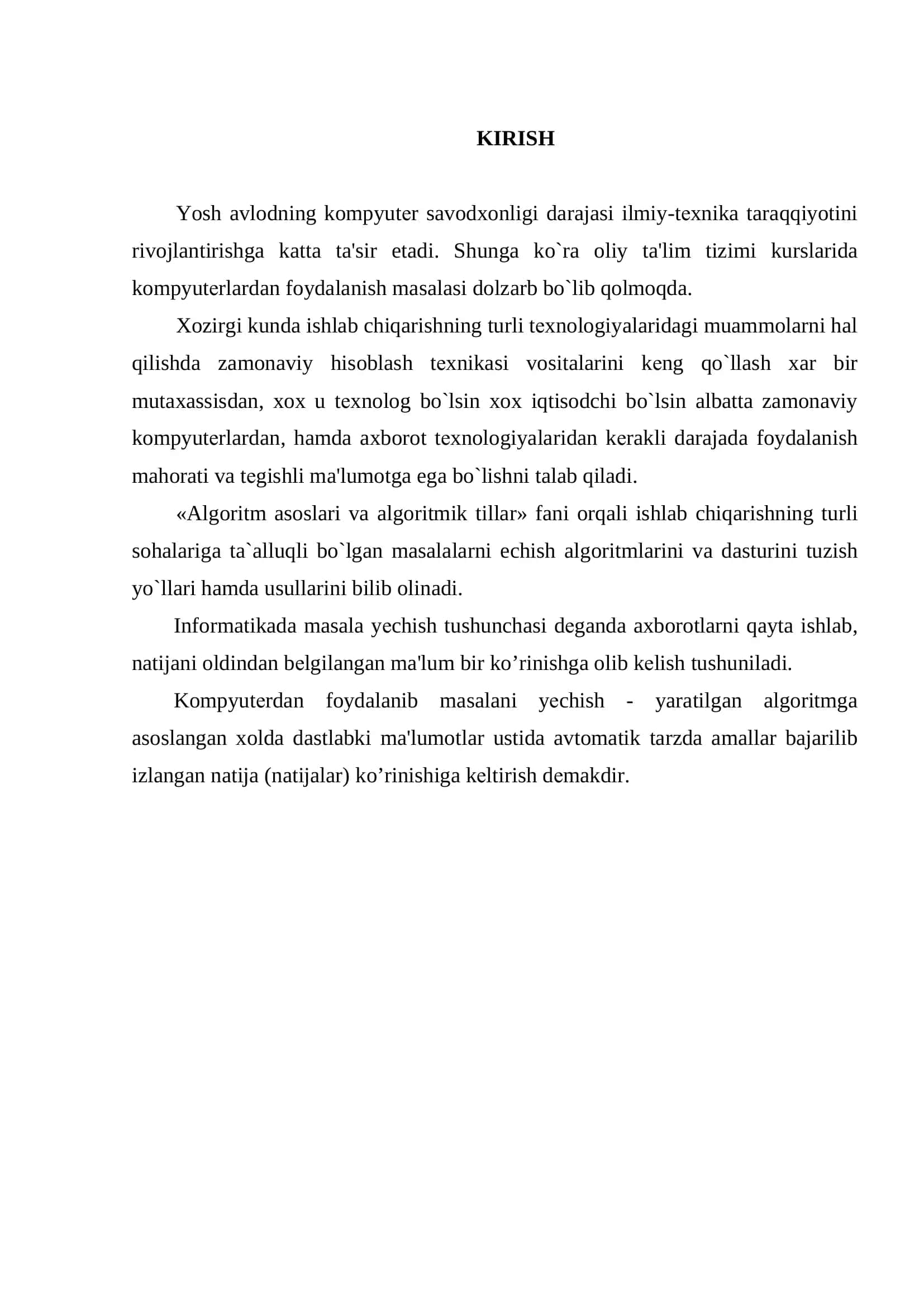 Ilmiy-tеxnik masalalarni kompyutеrda yеchish 3