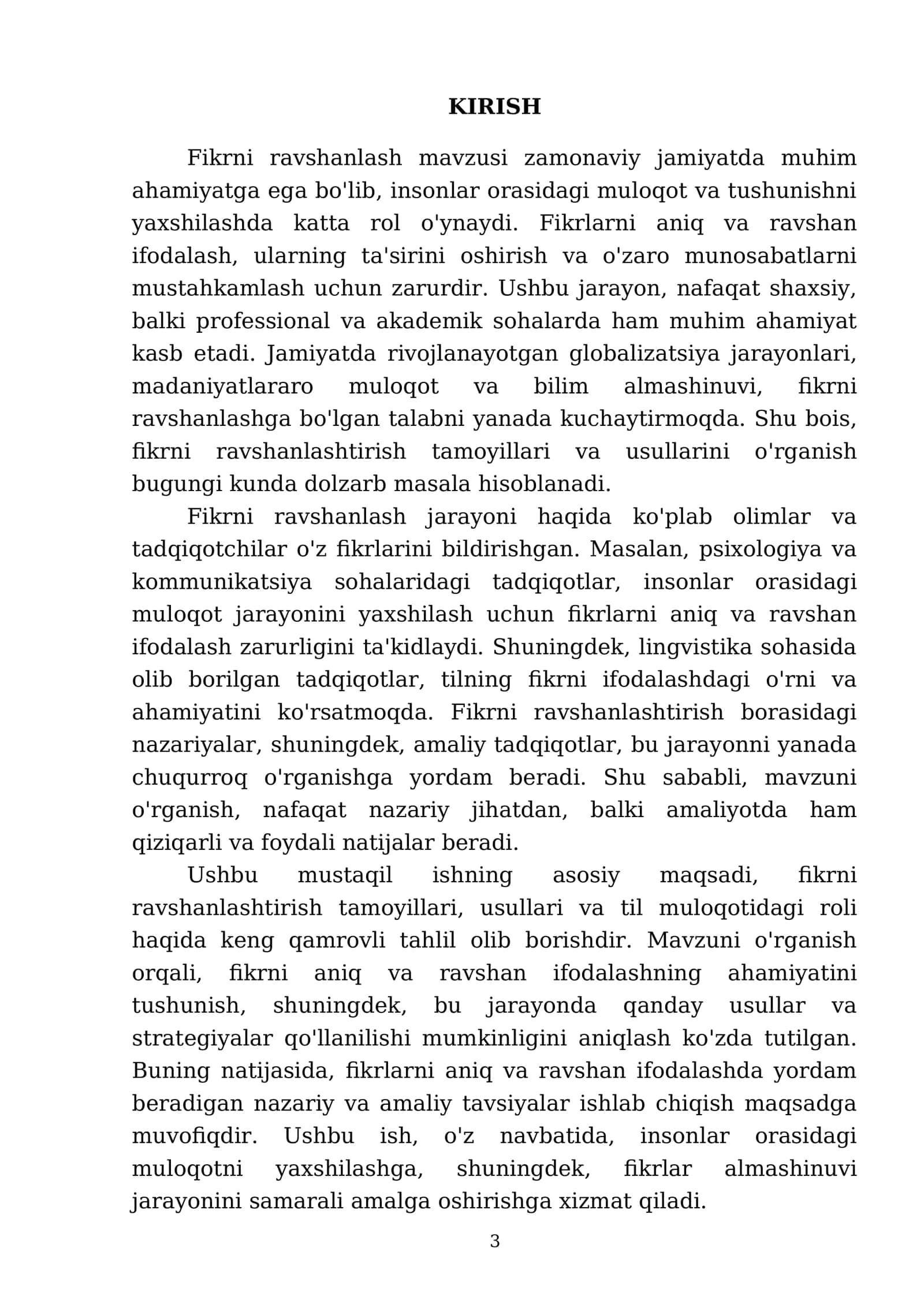 Fikrni ravshanlashishi 3