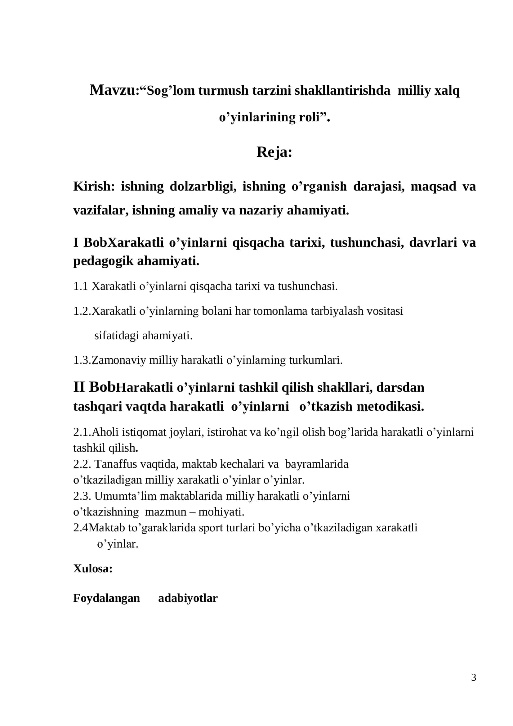 Sog’lom turmush tarzini shakllantirishda milliy xalq o’yinlarining roli 3